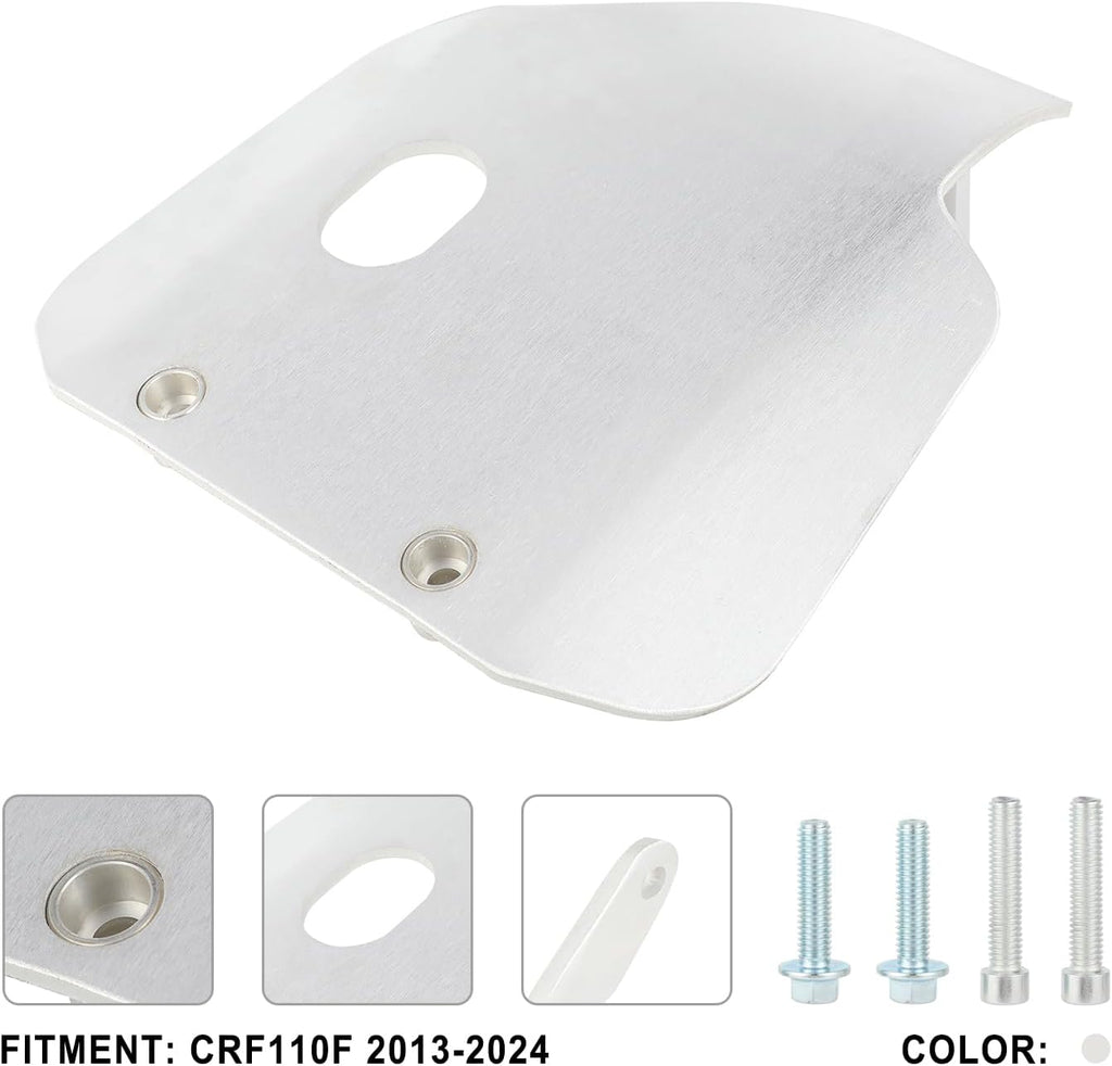 Motorcycle Skid Plate Engine Guard for CRF 110 CRF110F 2019–2024 Black
