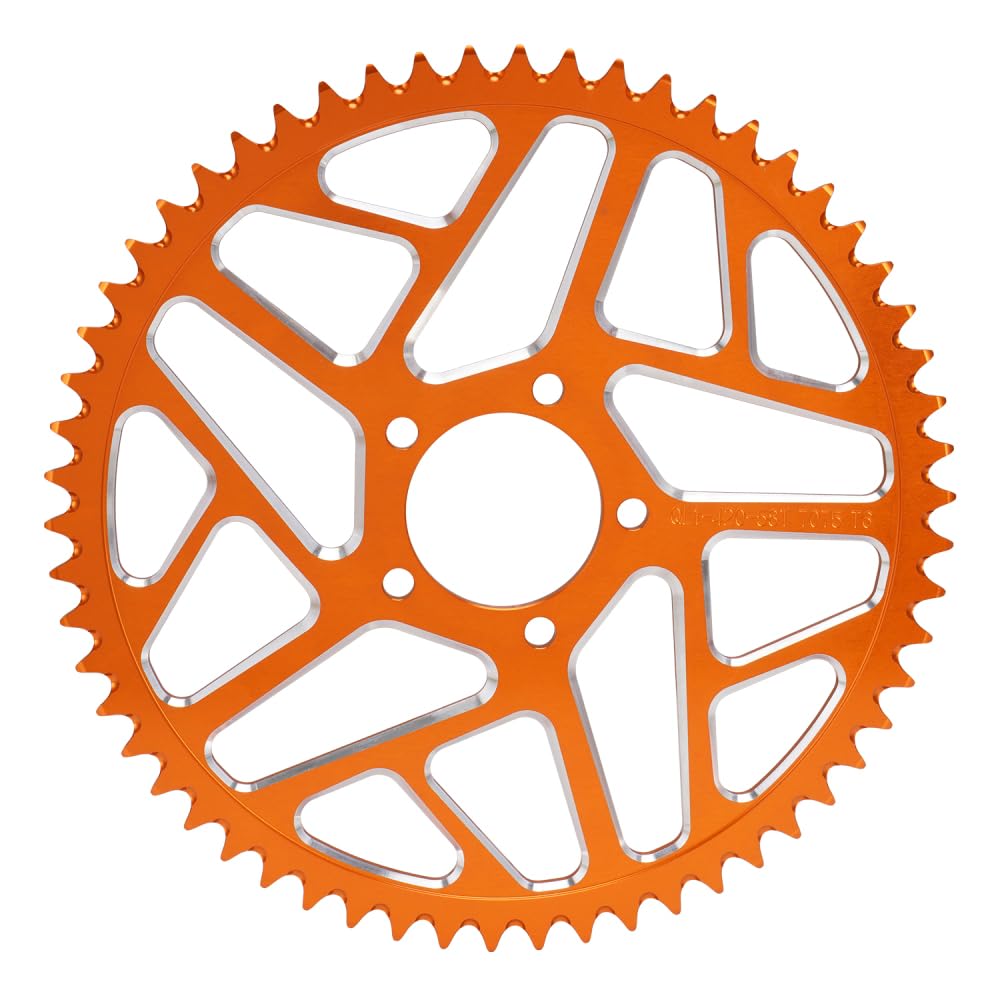 Sprocket for Surron,60T Chain Sprocket for Dirt Bike Sur Ron Light Bee S/Light Bee X/X160/X260/Talaria Sting MX3/Talaria Sting R MX4 - Red