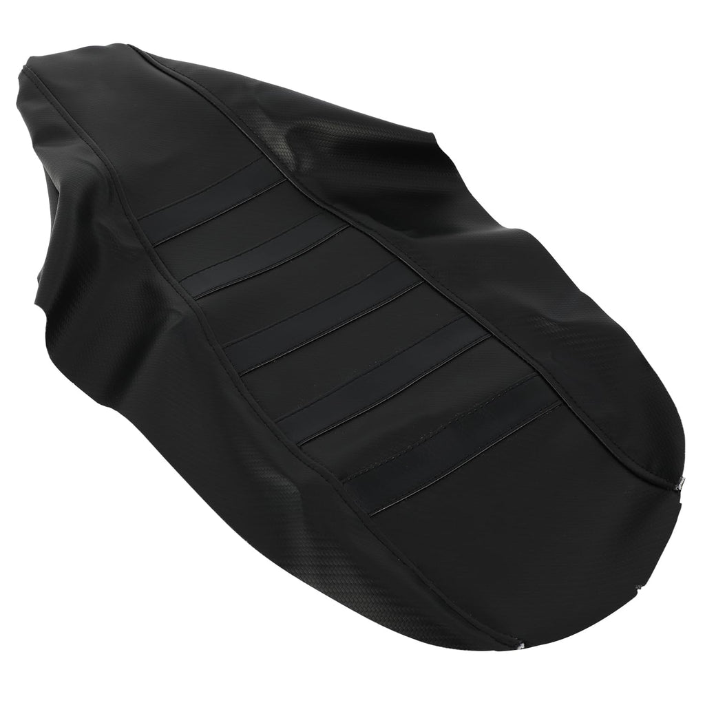 Ribbed Dirt Bike Seat Cover Gripper Soft for CRF 110 125F CRF110F CRF125F 2023 2024 2025 Pit Bike Non-Slip Surface Protector Black