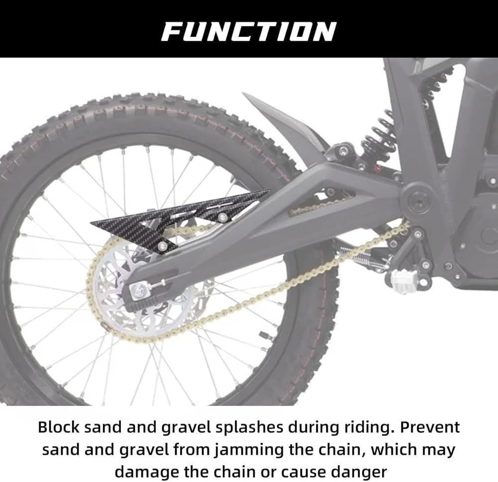 Motorcycle Chain Guards Chain Cover Protector for Talaria Sting X3 MX3 MX4 Accessories