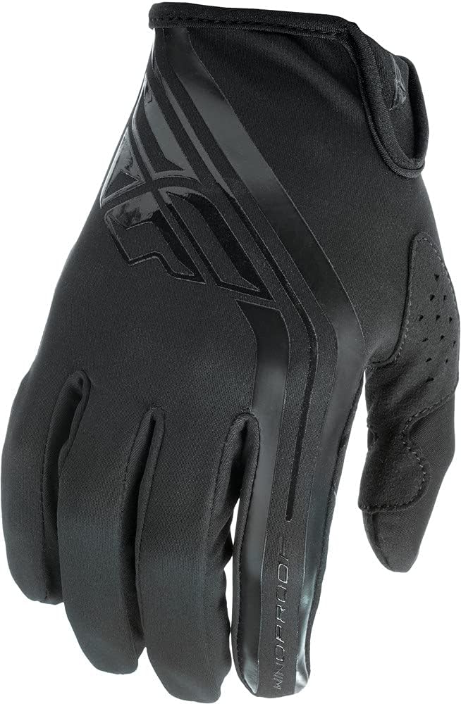 Fly Racing Unisex-Adult Windproof Lite Gloves (Black, Large)