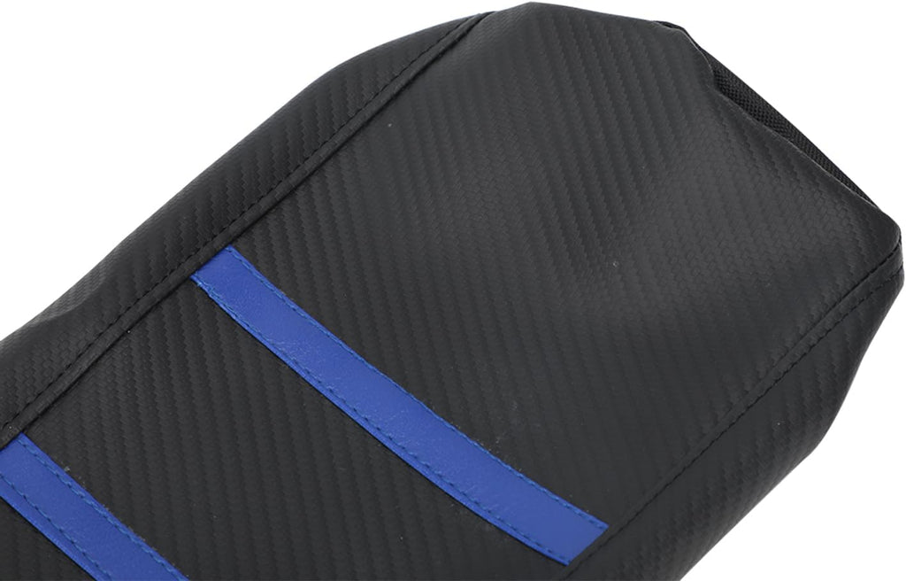 Ribbed Dirt Bike Seat Cover for TTR 110 110E TTR110 TTR110E Pit Bike Non-Slip Surface Protector Blue