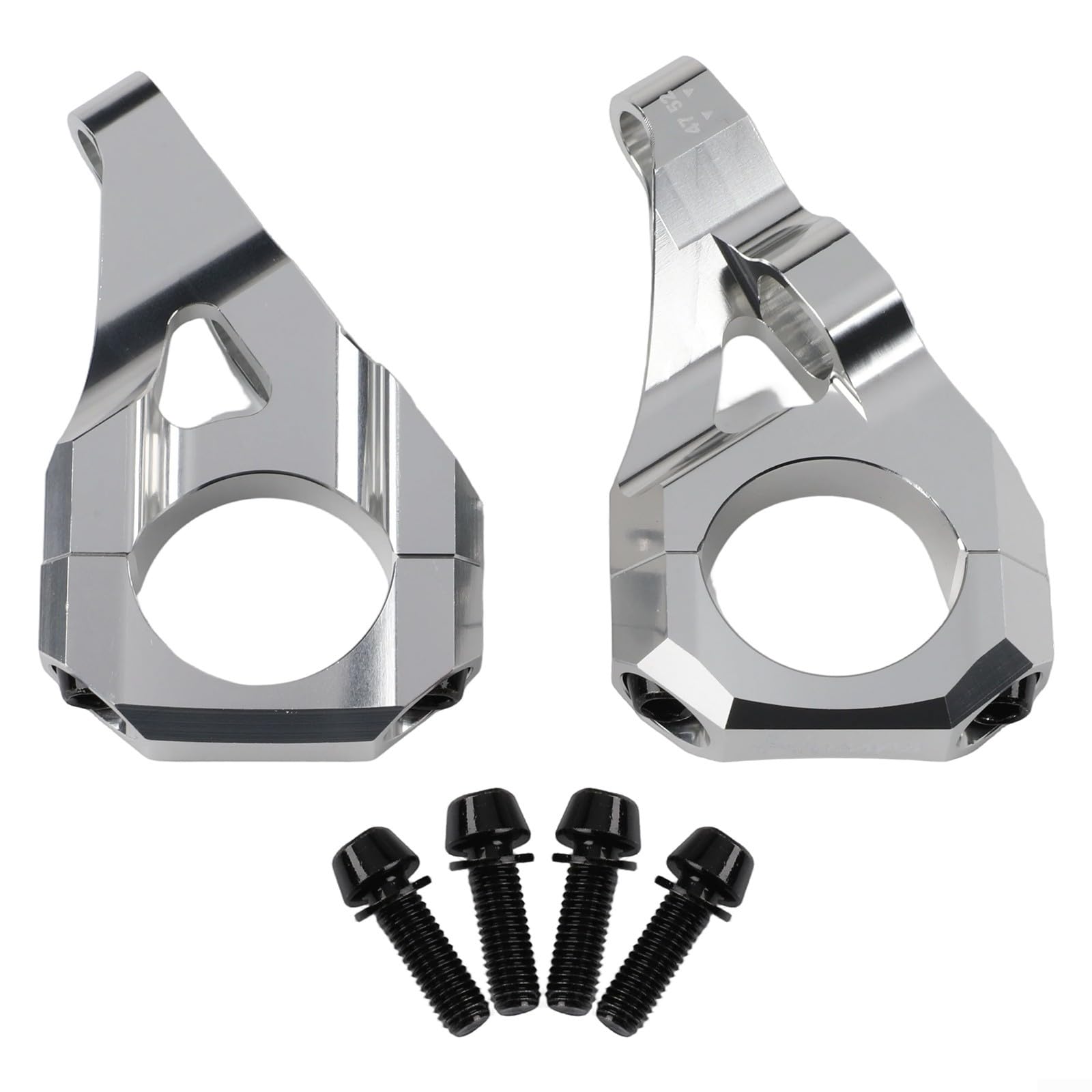 Direct Mount Stem 31.8mm 6061 Aluminium Alloy CNC For DH Dual Crown Fork Mountain Bike For Surron For Light Bee Dirt Bike, 35Mm Rise, Black/Purple/Orange/Silver(Black)