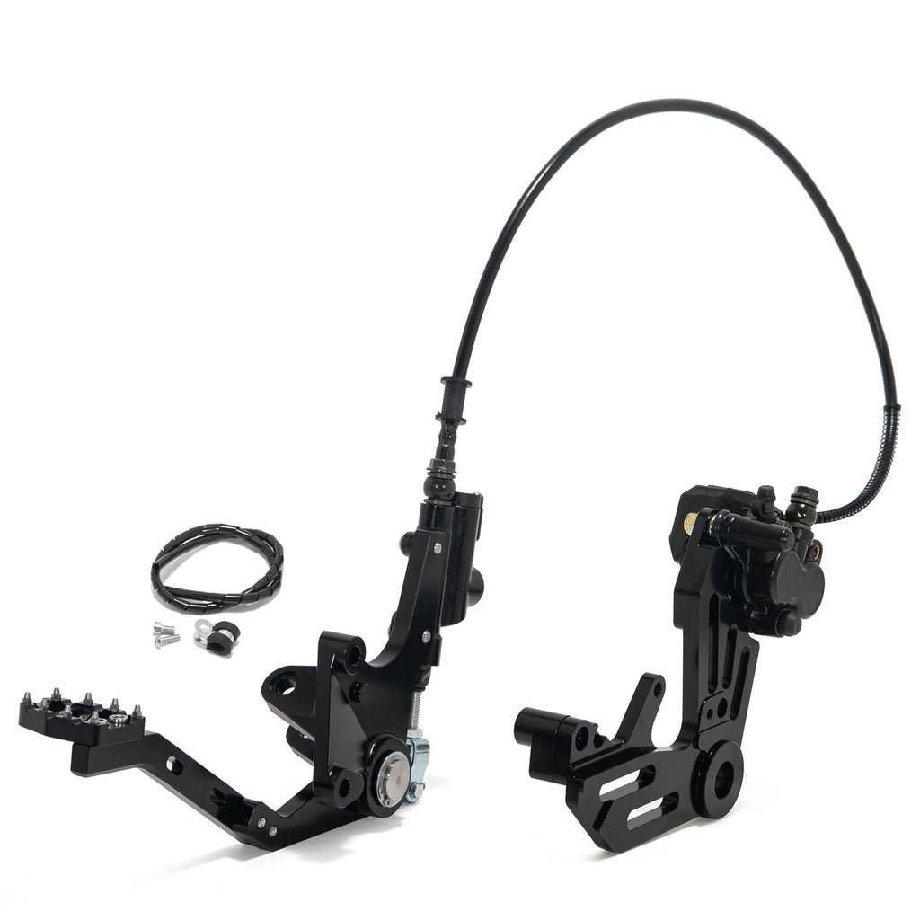 TOFR Hydraulic Rear Foot Brake Dual Caliper Bracket for Talaria Sting MX3 / R MX4 Mineral Oil Aluminum