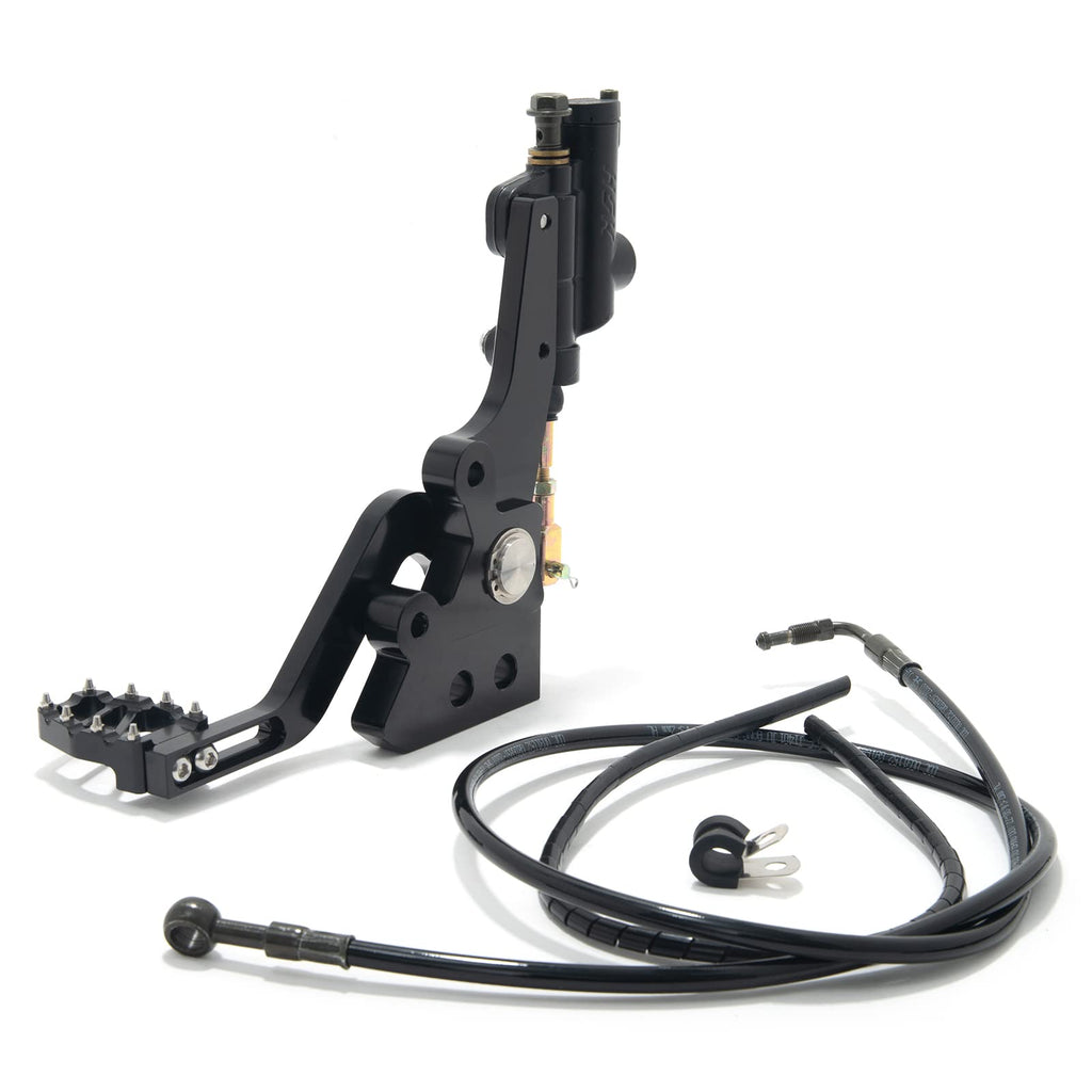 TOFR Hydraulic Rear Foot Brake Dual Caliper Bracket for Talaria Sting MX3 / R MX4 Mineral Oil Aluminum