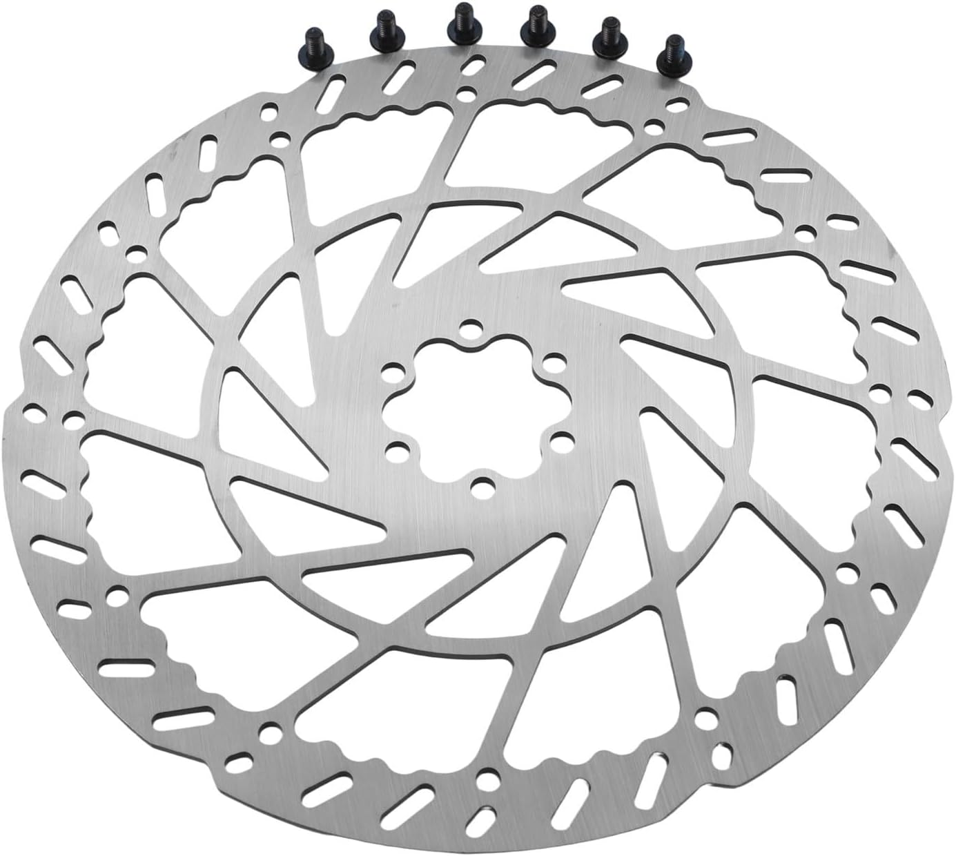 220mm Steel Disc Brake for Talaria MX3 X3 Light Bee, 6-Hole Mount E-Bike Brake for rotor, 2.3mm or 2.9mm Thick, Replacement Part for Electric Dirt Bikes(2.3mm)