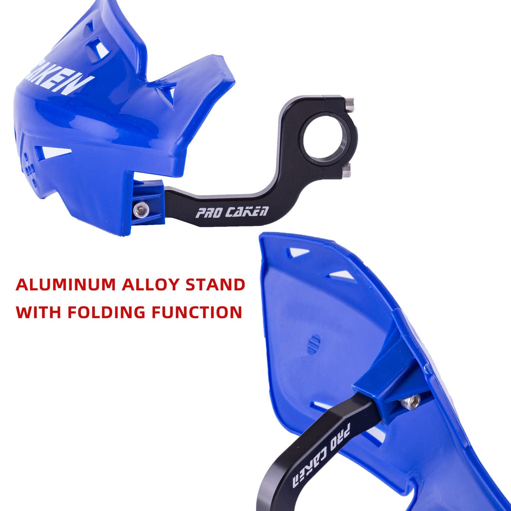 Universal 7/8" 22mm and 1 1/8" 28mm Handle Bar Hand Guards CNC Bracket for Dirt Bike Motocross ATV Scooter for CRF KLX KX LTR TRX SX SXF EXC XCW Grizzly Hawk 250 Bicycles-Red