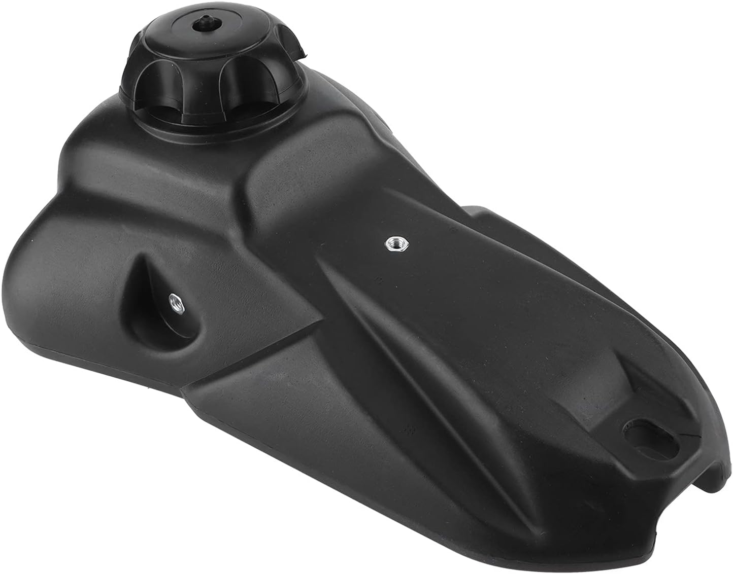 Fuel Tank, Hard Plastic Motorcycle Gas Tank with Cap, Off-Road Petrol Tank Fuel Cell Replacement for Dirt Bike Repair Compatible with Kawasaki KLX 110 and BBR Pit Bike Models