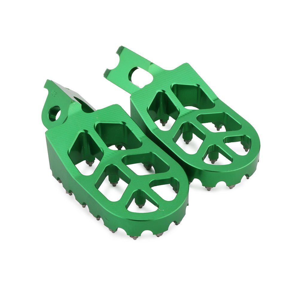 AnXin Dirt Bike Foot Pegs Motorcycle Footpegs Foot Pedals Rests CNC for KLX 110 KLX110 2002-2023 KLX110L 2010-2023 KX60 1998-2003 Pit Bike Black