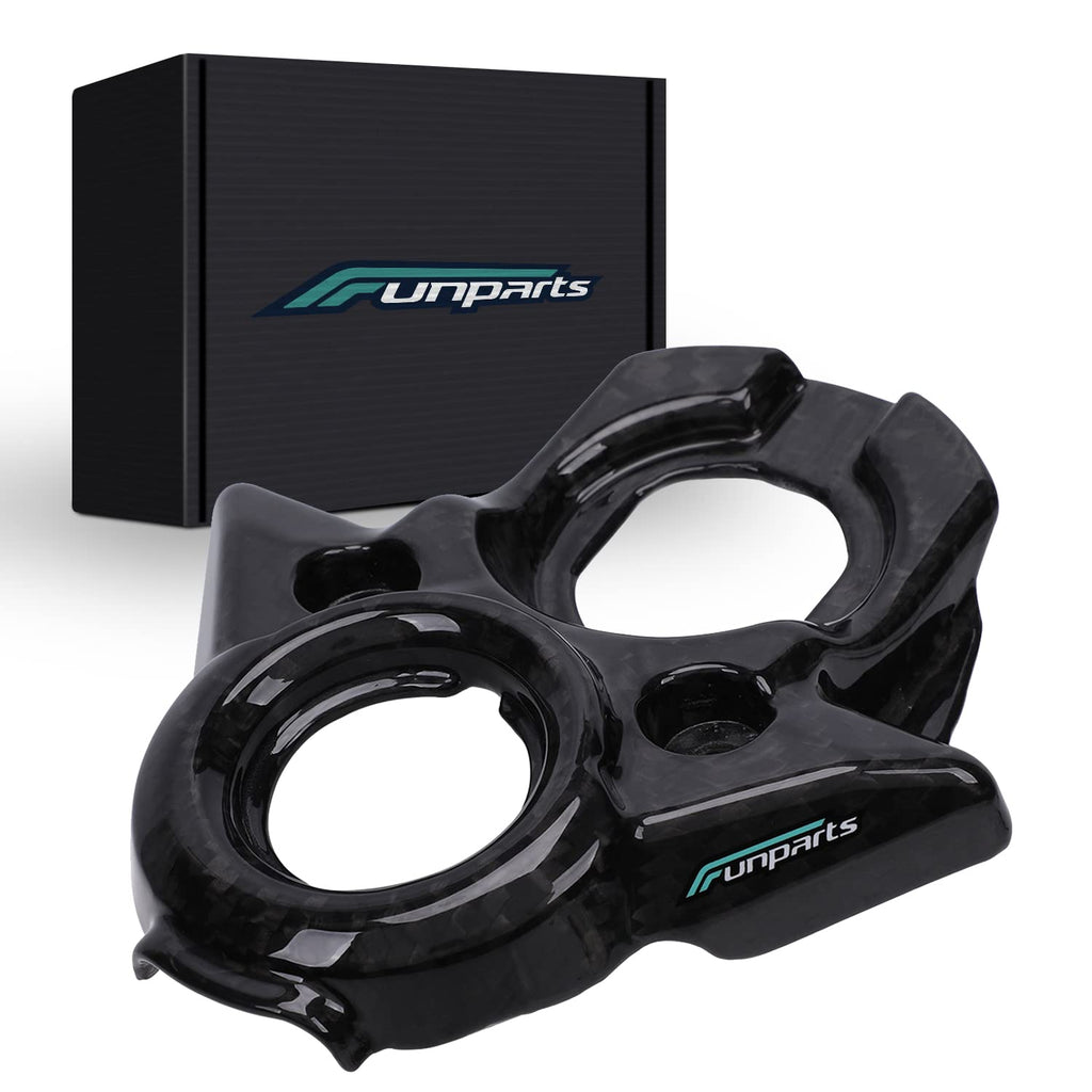 Funparts Carbon Fiber Motorcycle Ignition Key Switch Cover for Surron Sur Ron Light Bee X/S/LBX