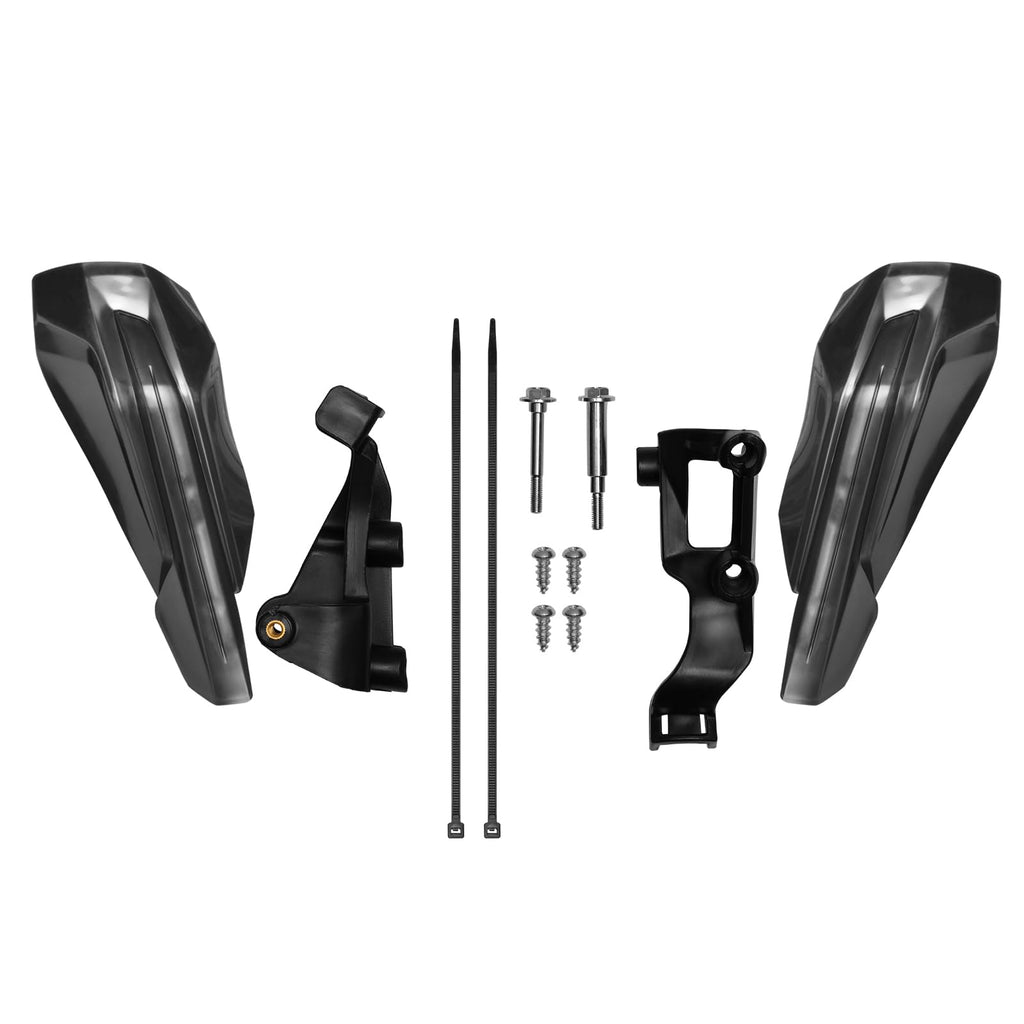 Universal 7/8" 22mm and 1 1/8" 28mm Handle Bar Hand Guards CNC Bracket for Dirt Bike Motocross ATV Scooter for CRF KLX KX LTR TRX SX SXF EXC XCW Grizzly Hawk 250 Bicycles-Red