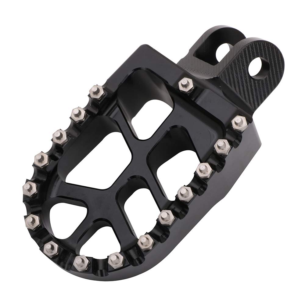 AnXin Dirt Bike Foot Pegs Motorcycle Footpegs Foot Pedals Rests CNC for KLX 110 KLX110 2002-2023 KLX110L 2010-2023 KX60 1998-2003 Pit Bike Black