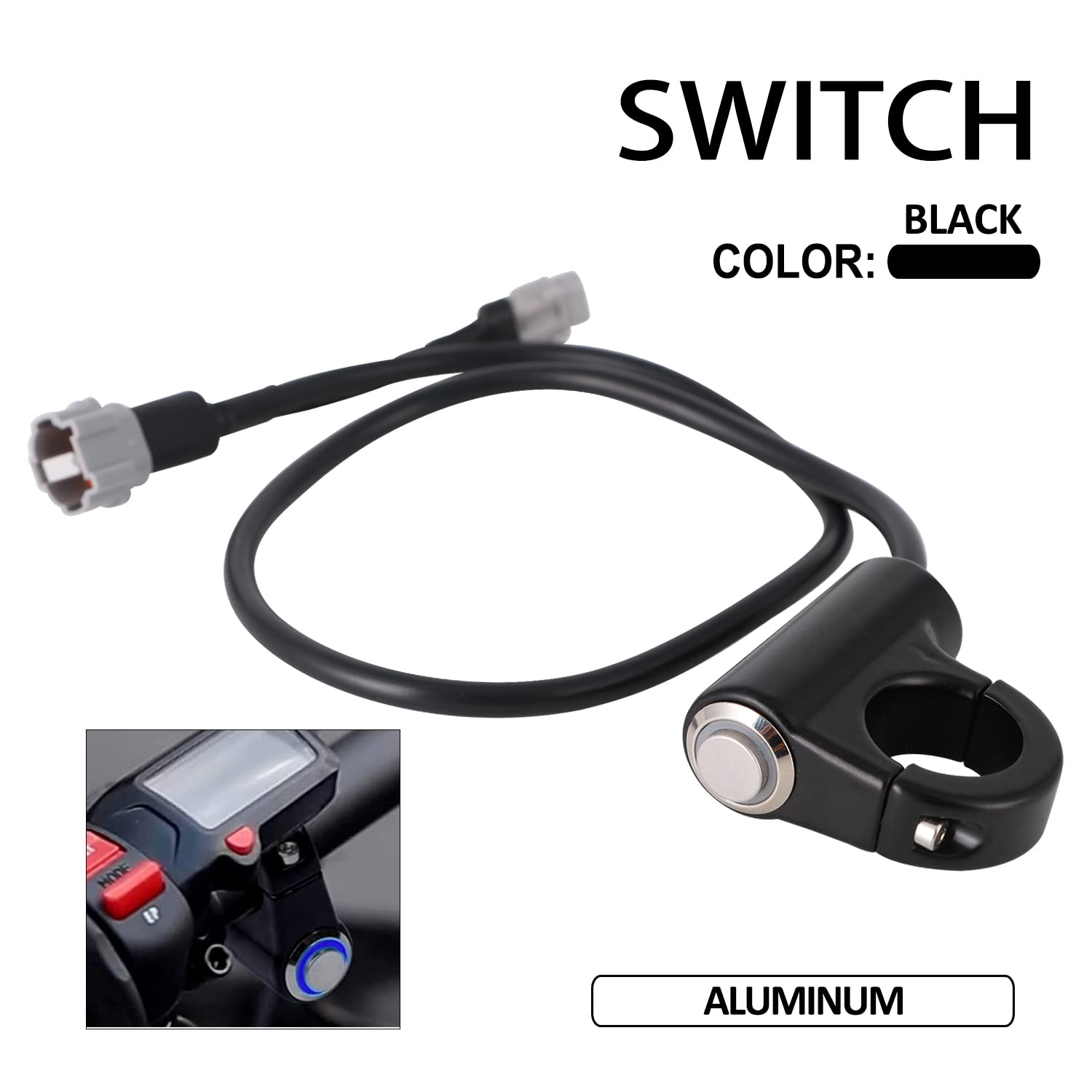 Funparts Surron Headlight Switch,Motorcycle Light On/Off Switch for Sur Ron LBX Light Bee X/S Talaria Sting MX3 Segway X260/X160 Electric Dirt Bike EBike