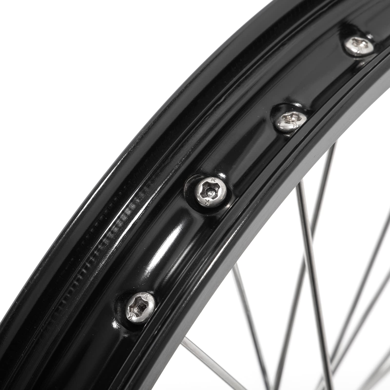 TOFR 17" Front Rear Spoke Wheels Rims Hubs Set for Surron Light Bee LBX Aluminum