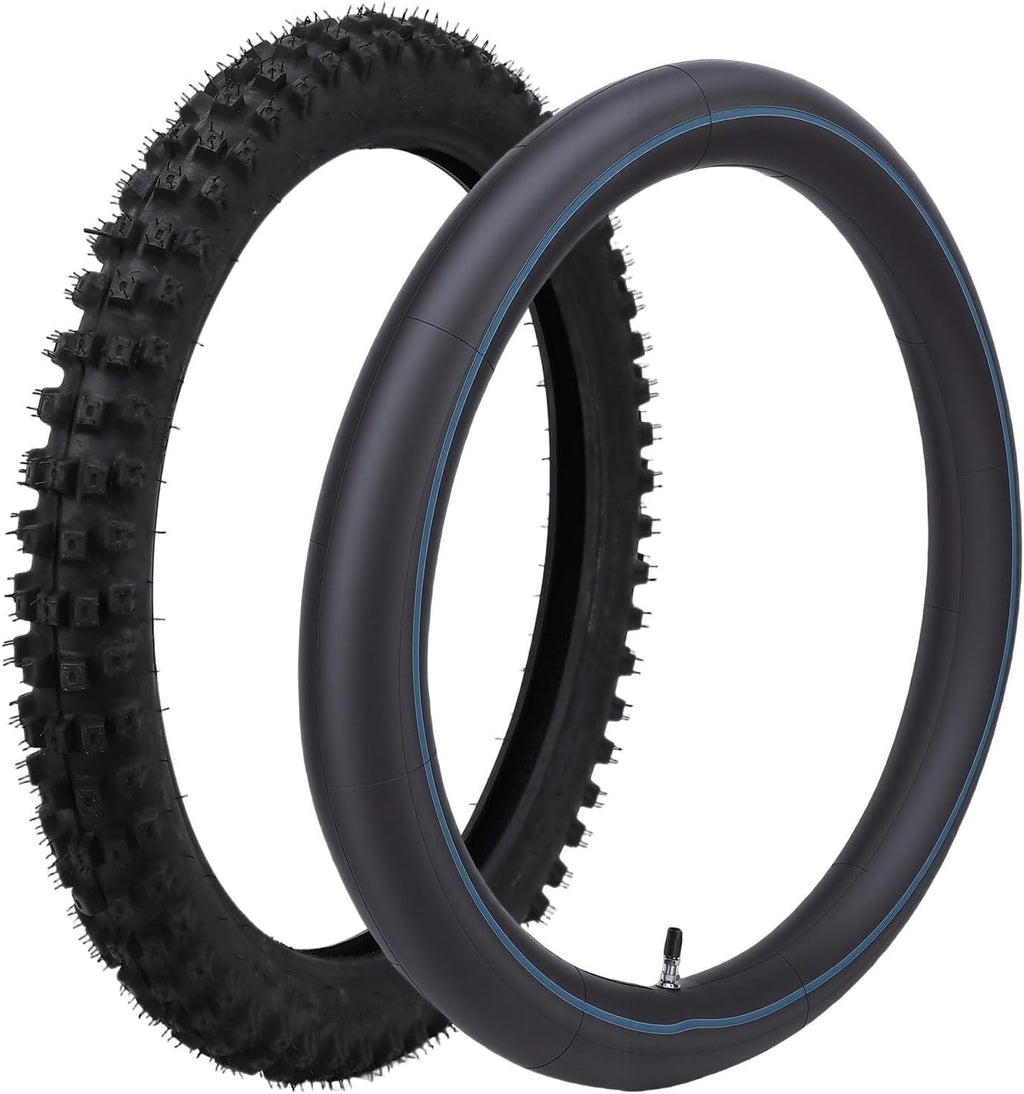 70/100-19 Dirt Bike Tire and Tube Set, 2.75-19 Knobby Off Road Motorcycle Tires, Inner Tubes Combo Set, Ideal for Surron Light Bee X, Talaria Sting MX4 Electric Bike