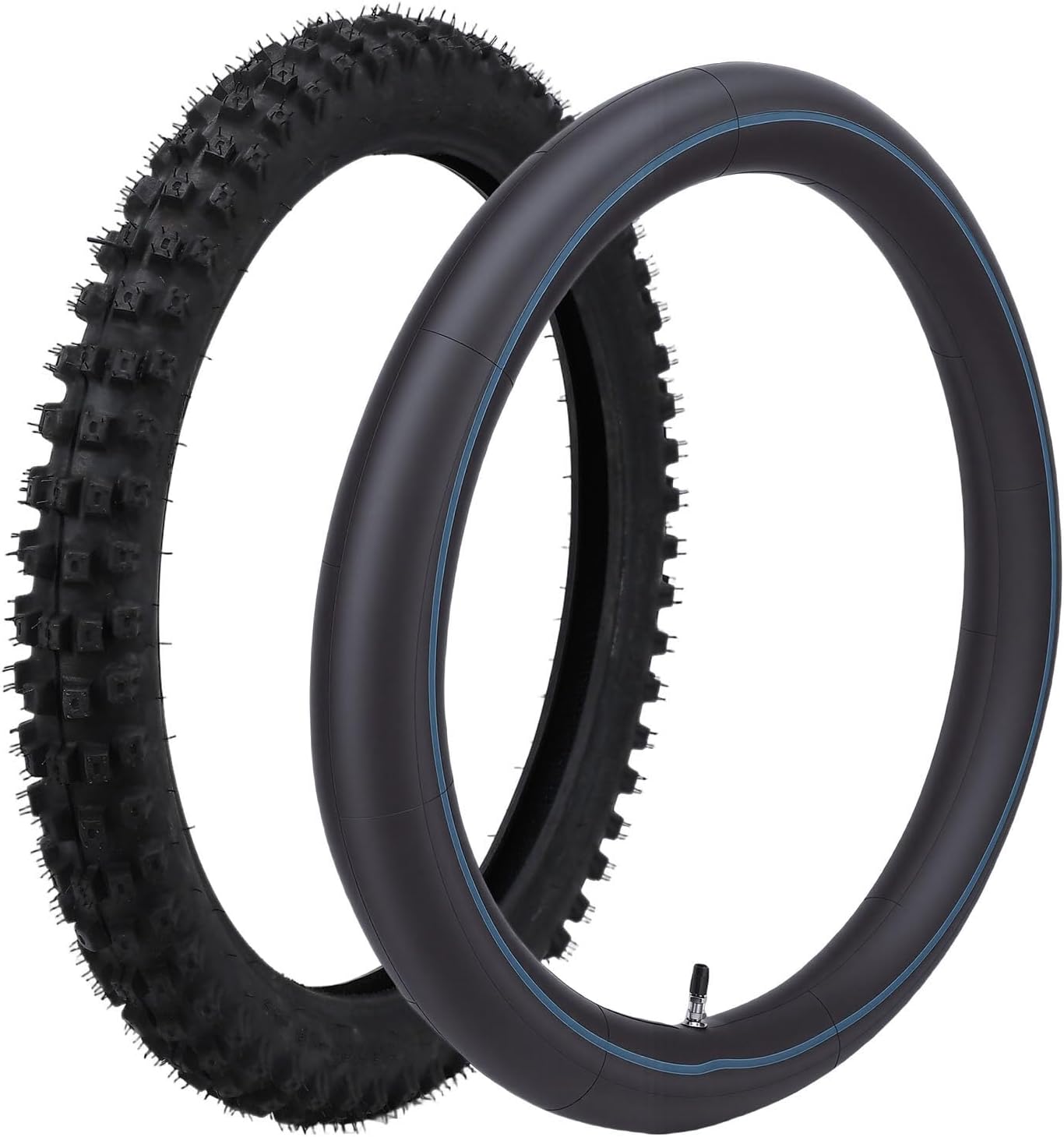 70/100-19 Dirt Bike Tire and Tube Set, 2.75-19 Knobby Off Road Motorcycle Tires, Inner Tubes Combo Set, Ideal for Surron Light Bee X, Talaria Sting MX4 Electric Bike
