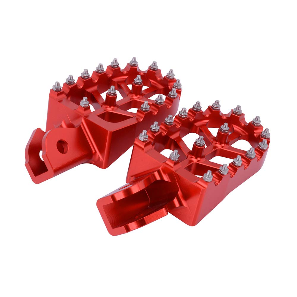 AnXin Dirt Bike Foot Pegs Motorcycle Footpegs Foot Pedals Rests CNC For CRF 110 CRF110F 2013-2022 CRF125F 2014-2023 Dirt Pit Bike Silver
