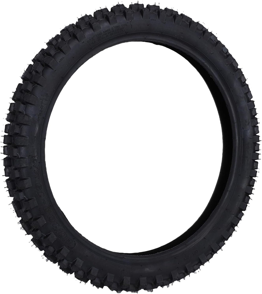 Tbest 80/100-19 Dirt Bike Tire with 3.00-19 Inner Tube, Off Road Motorcycle Tire, Enhanced Traction and Grip, Improved Riding Comfort, Snow, Mud, Sand, Compatible with Surron,