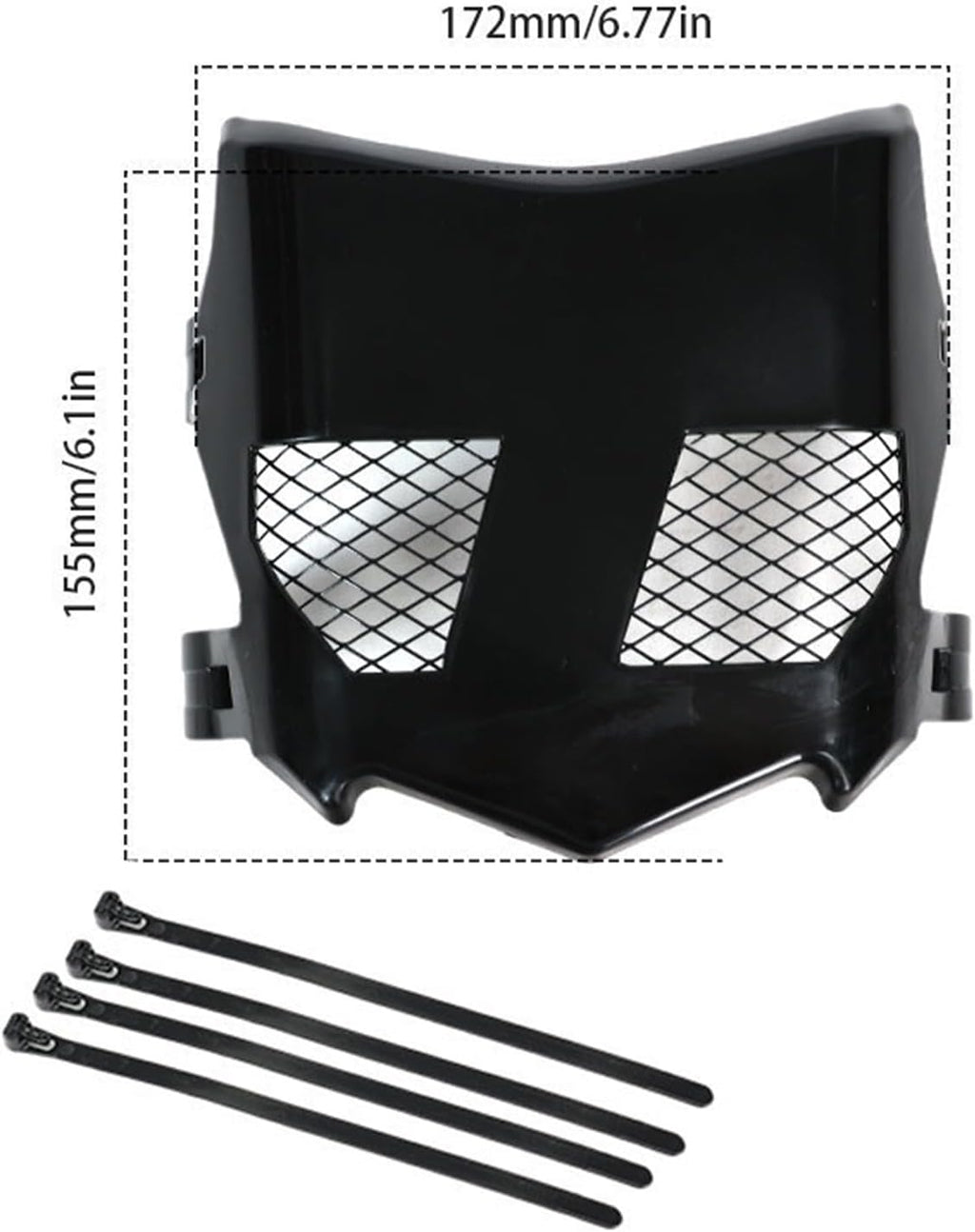 Talaria Sting Front Plate Fairing, Motorcycle Black Replacement Panel with Vented, Guard Piece for Bike Face Repair Garage Needs Talaria Sting Number Plate Bike Nose Panel Front Guard Cover