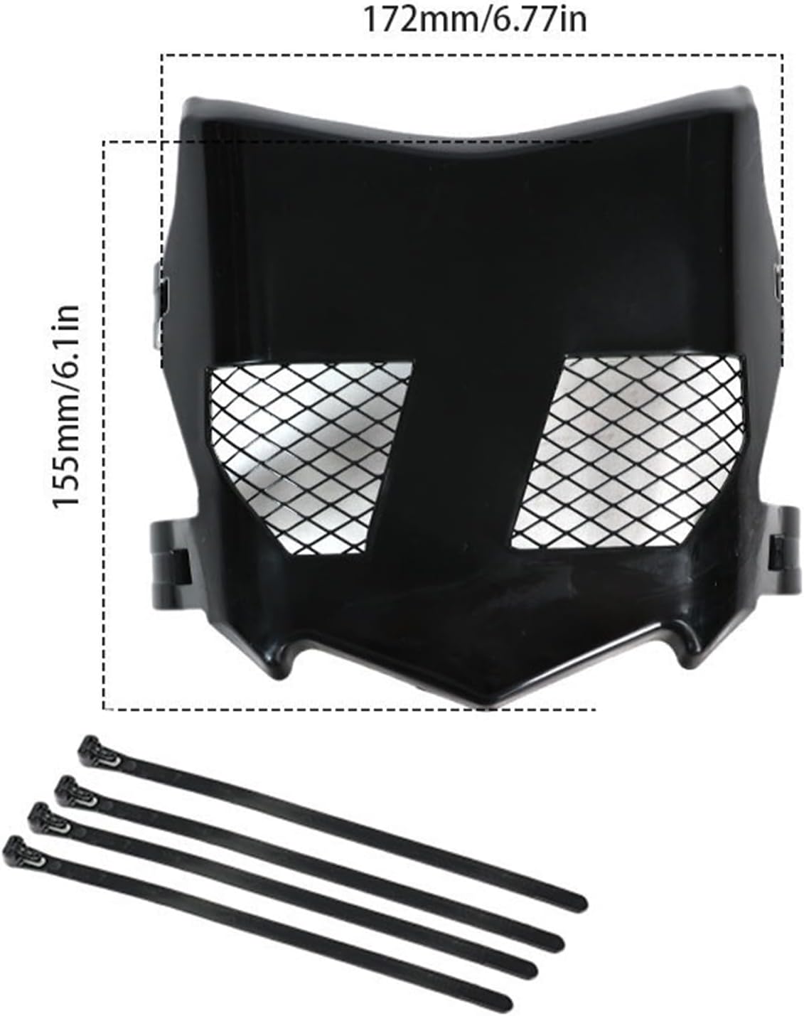 Talaria Sting Front Plate Fairing, Motorcycle Black Replacement Panel with Vented, Guard Piece for Bike Face Repair Garage Needs Talaria Sting Number Plate Bike Nose Panel Front Guard Cover
