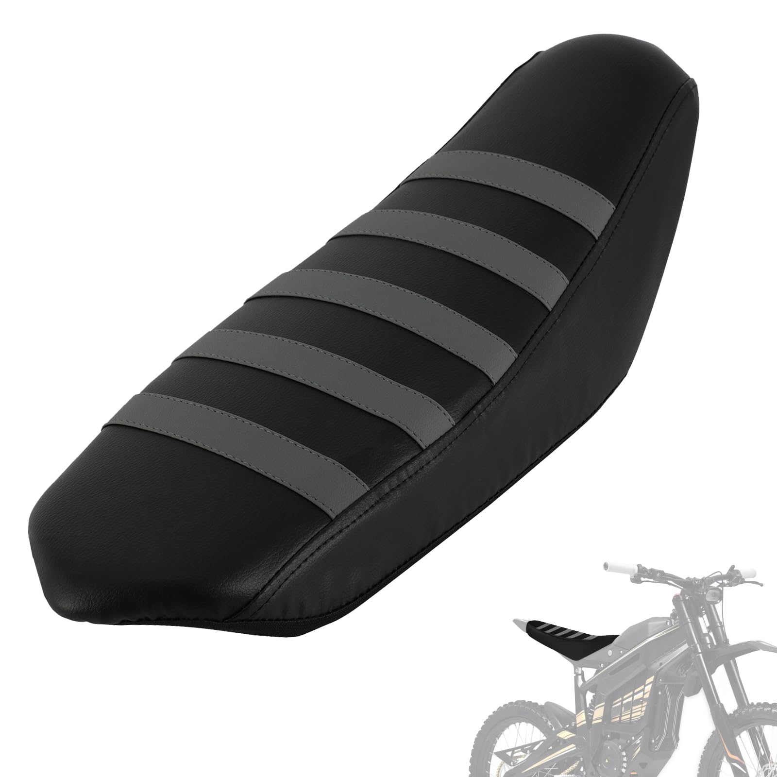 Dirt Bike Seat Cover Motorcycle Stripe Rubber Soft for Talaria Sting MX3/R MX4 MX5 PRO Electric Bike Ebike Purple