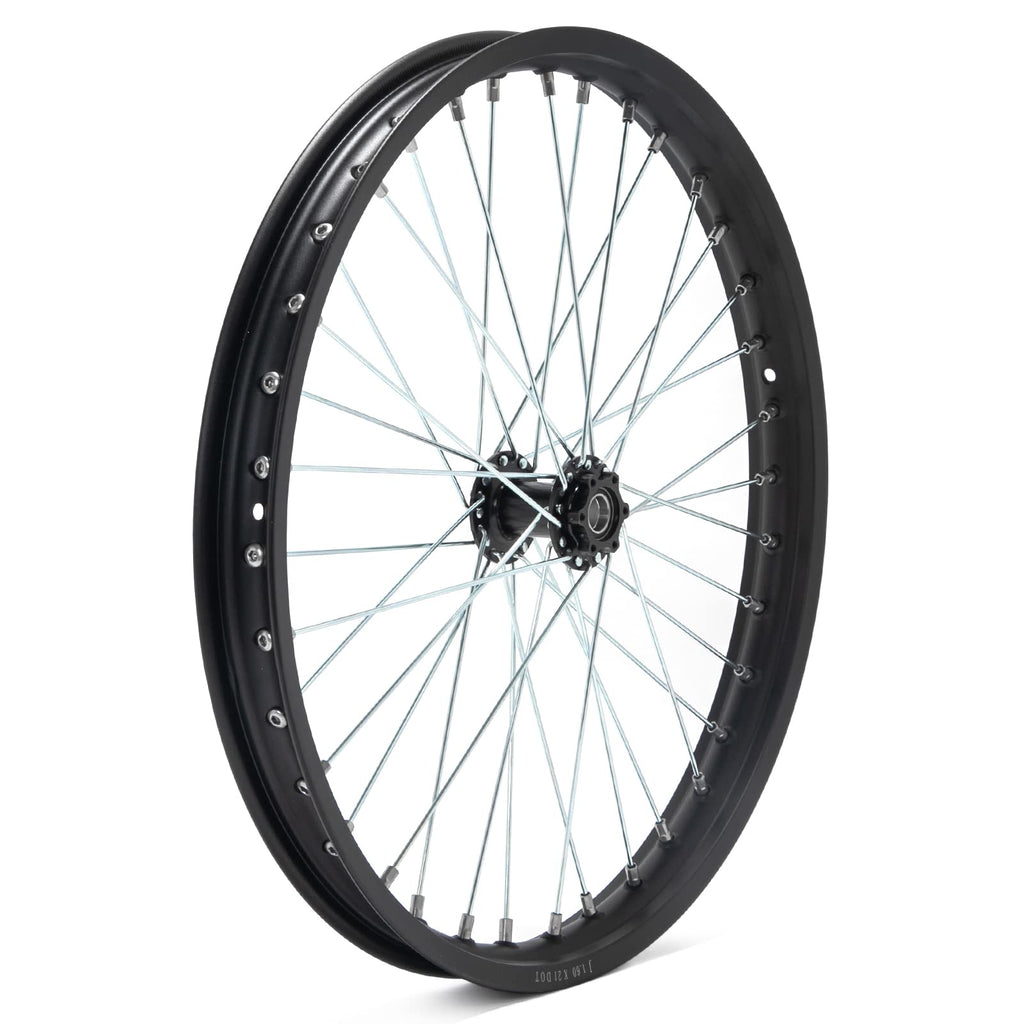 TOFR 17" Front Rear Spoke Wheels Rims Hubs Set for Surron Light Bee LBX Aluminum