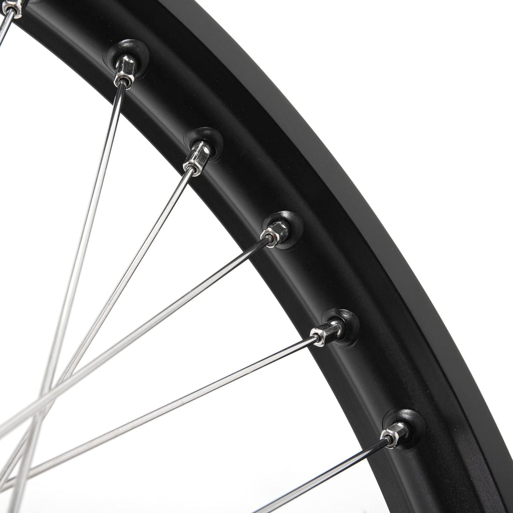TOFR 17" Front Rear Spoke Wheels Rims Hubs Set for Surron Light Bee LBX Aluminum