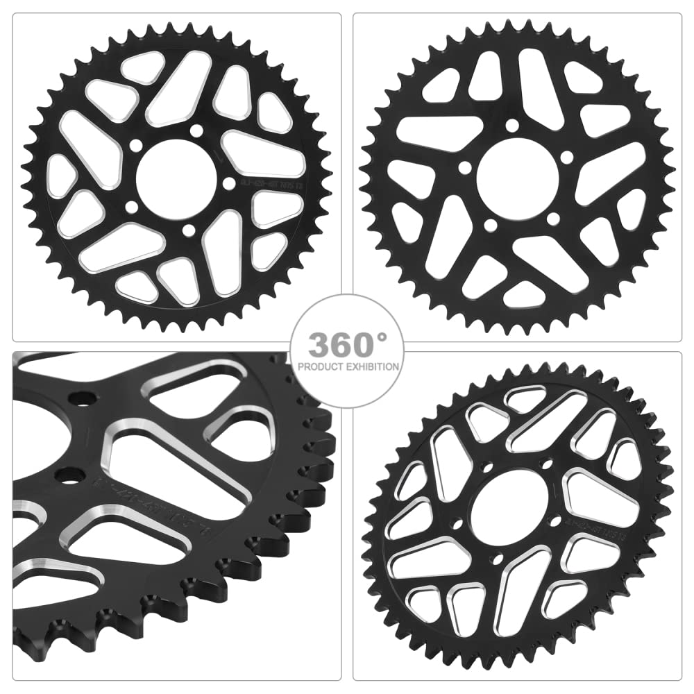 Sprocket for Surron,60T Chain Sprocket for Dirt Bike Sur Ron Light Bee S/Light Bee X/X160/X260/Talaria Sting MX3/Talaria Sting R MX4 - Red