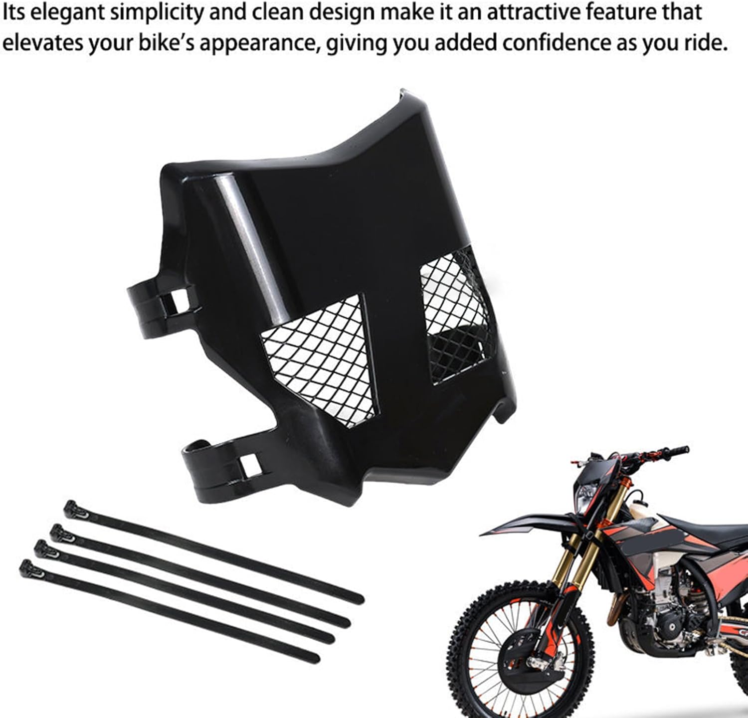 Talaria Sting Front Plate Fairing, Motorcycle Black Replacement Panel with Vented, Guard Piece for Bike Face Repair Garage Needs Talaria Sting Number Plate Bike Nose Panel Front Guard Cover
