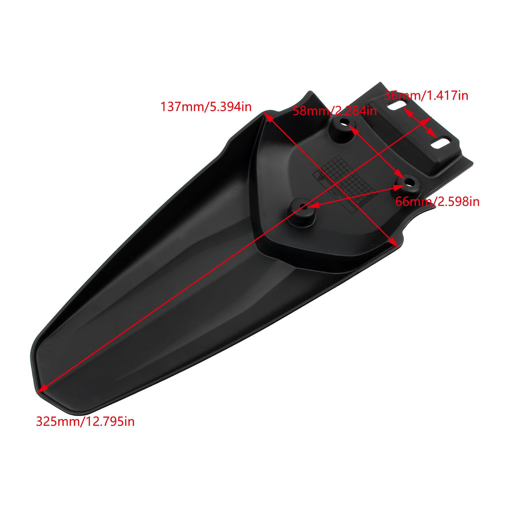 Short Rear Fender Protector,Talaria Rear Mudguard For MX3 MX4 Electric Dirt Bike EBike - Carbon Fiber