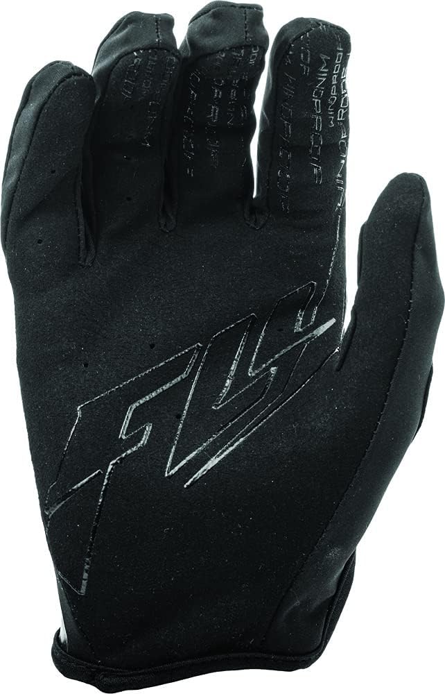 Fly Racing Unisex-Adult Windproof Lite Gloves (Black, Large)