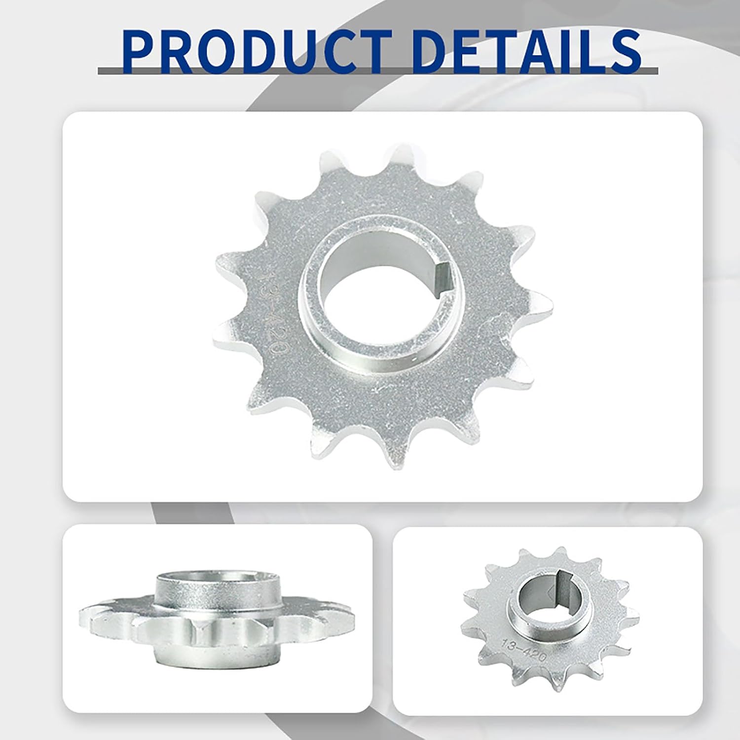 Drive Sprocket Chain Combo,Gear Chain Set for Surron Light Bee X,Segway X160/260,420 Chain 30 13 Tooth Rear Front Sprocket,Chain Sprocket Conversion Kit for Modified Dirt Bike and Replacement