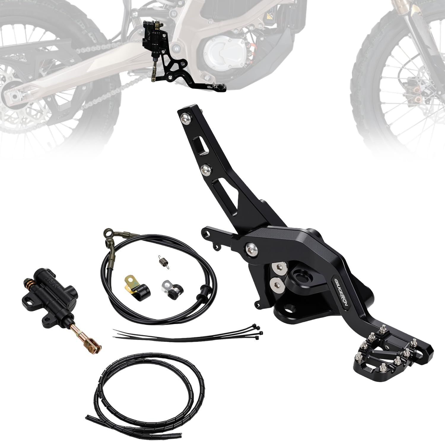Dirt Bike Rear Foot Brake for Surron Ultra Bee,Aluminum alloy Ebike Rear Foot Brake CNC for Sur Ron Ultra Bee
