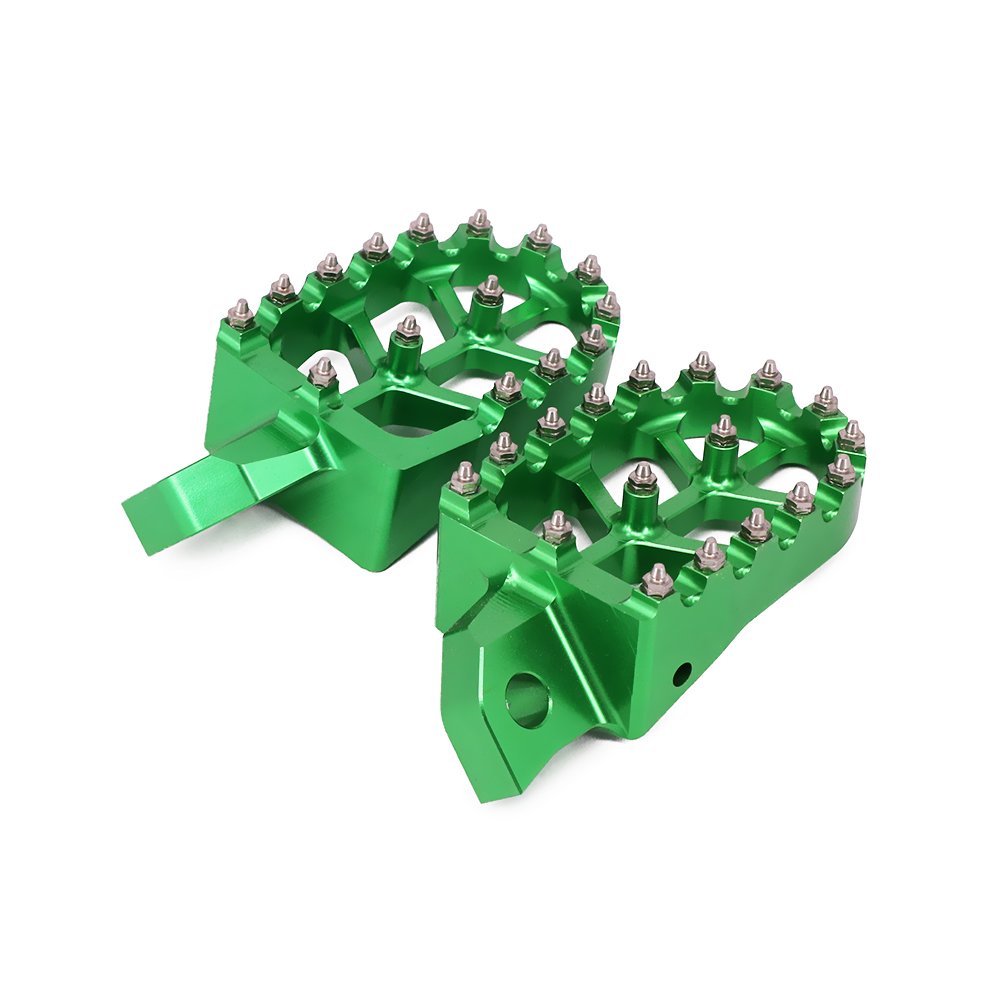 AnXin Dirt Bike Foot Pegs Motorcycle Footpegs Foot Pedals Rests CNC for KLX 110 KLX110 2002-2023 KLX110L 2010-2023 KX60 1998-2003 Pit Bike Black
