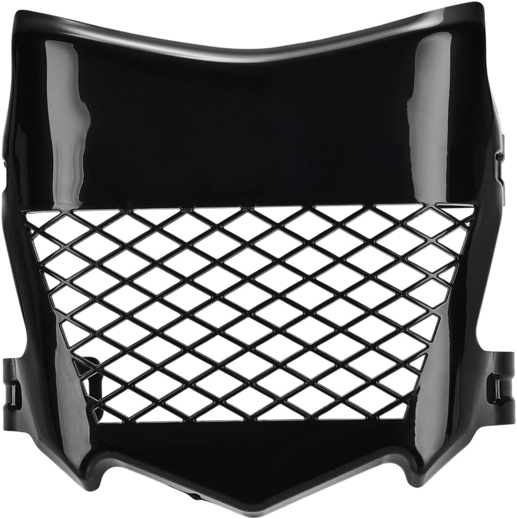 Electric Dirt Bike Hollow Mesh Front Number Plate with 3M Protective Decal for Surron Light Bee X/S,Talaria,Yozma in10,Tuttio,Ridstar Q20 &Super73-Motocross Style Plate to Hide Wire, Ebike Accessories