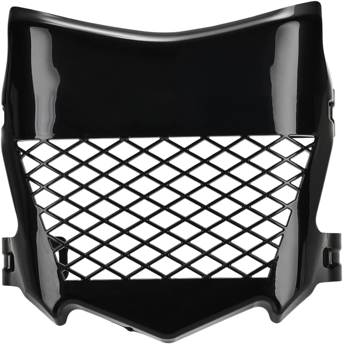Electric Dirt Bike Hollow Mesh Front Number Plate with 3M Protective Decal for Surron Light Bee X/S,Talaria,Yozma in10,Tuttio,Ridstar Q20 &Super73-Motocross Style Plate to Hide Wire, Ebike Accessories