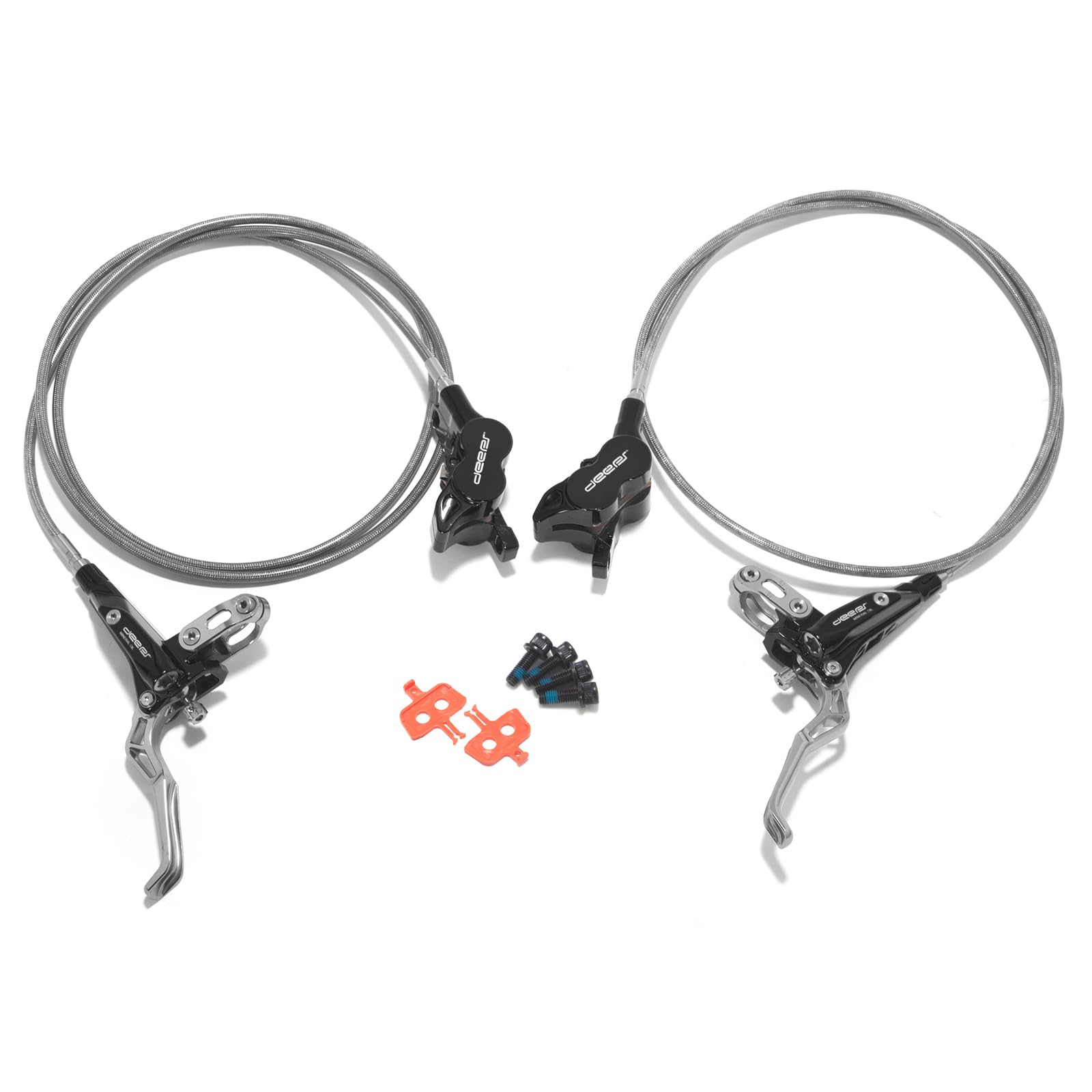 TOFR Upgraded Front Rear Brake Kit for Surron Light Bee X/Talaria XXX/Talaria Sting MX3 / R MX4 / Segway X160 X260 / 79Bike Falcon M/E Ride Pro-SS