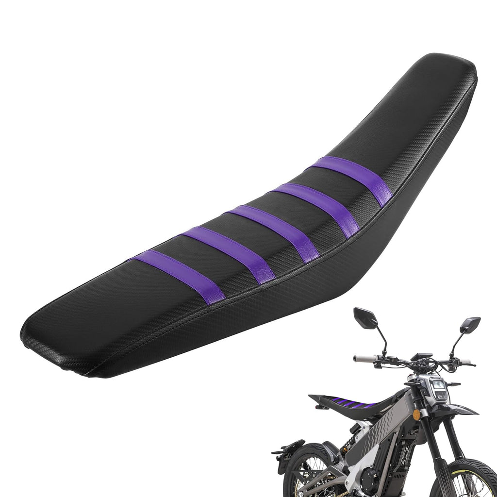 Dirt Bike Seat Cover Ribbed Soft Seat Cover for Talaria XXX X3 Electric Dirt Bike Ebike Red