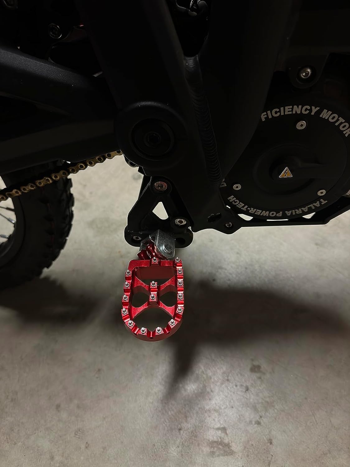 TOFR Foot Pegs Footpegs for Talaria Sting for Sur-ron Light Bee X Foot Pedals for Segway X160 X260