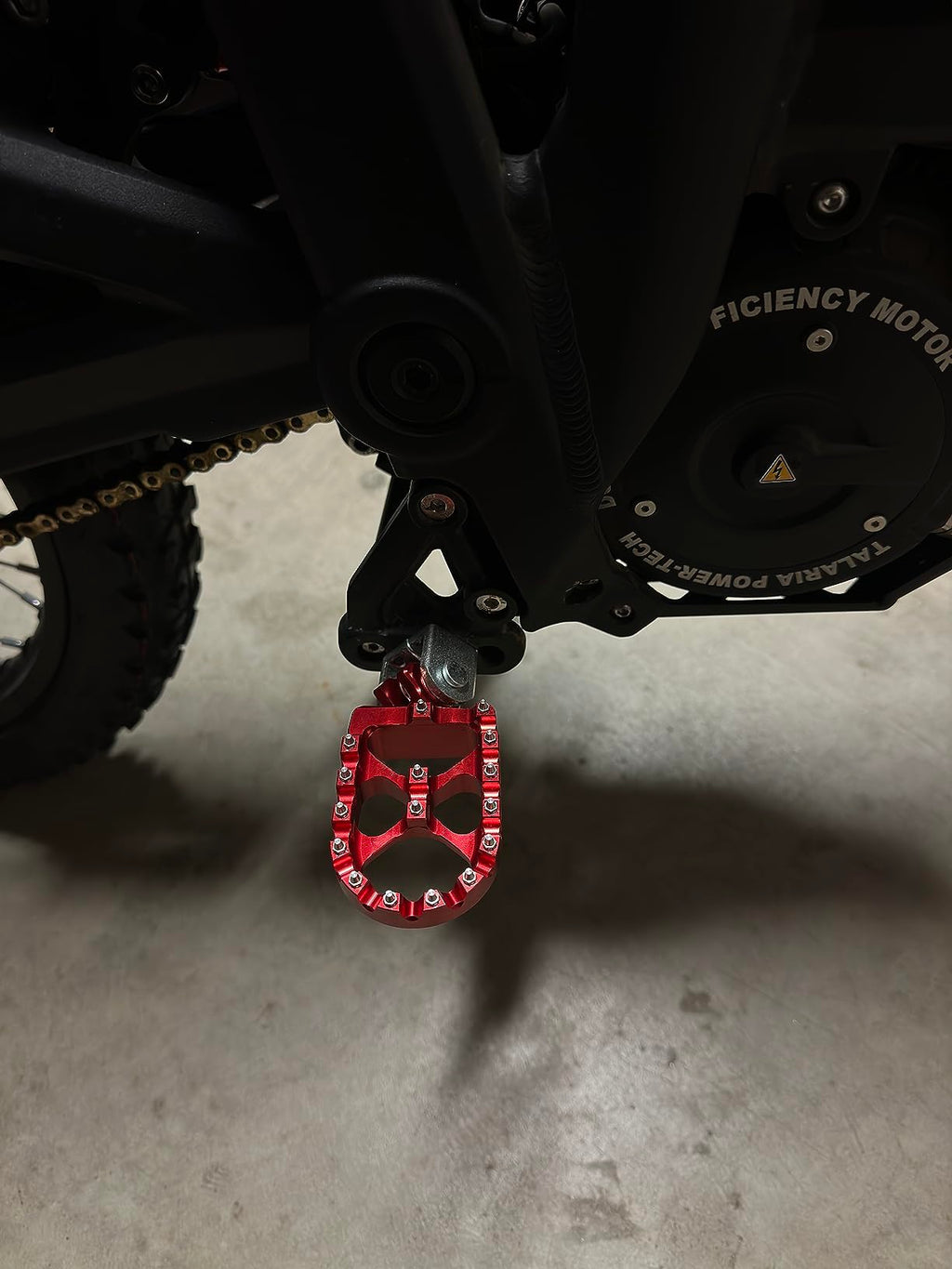 TOFR Foot Pegs Footpegs for Talaria XXX/Sting MX3 MX4 MX5 for Sur-ron Light Bee X Foot Pedals for Segway X160 X260 for ERP S/SS2.0/3.0/SR for Talaria Komodo for 79 Bike Falcon Pro