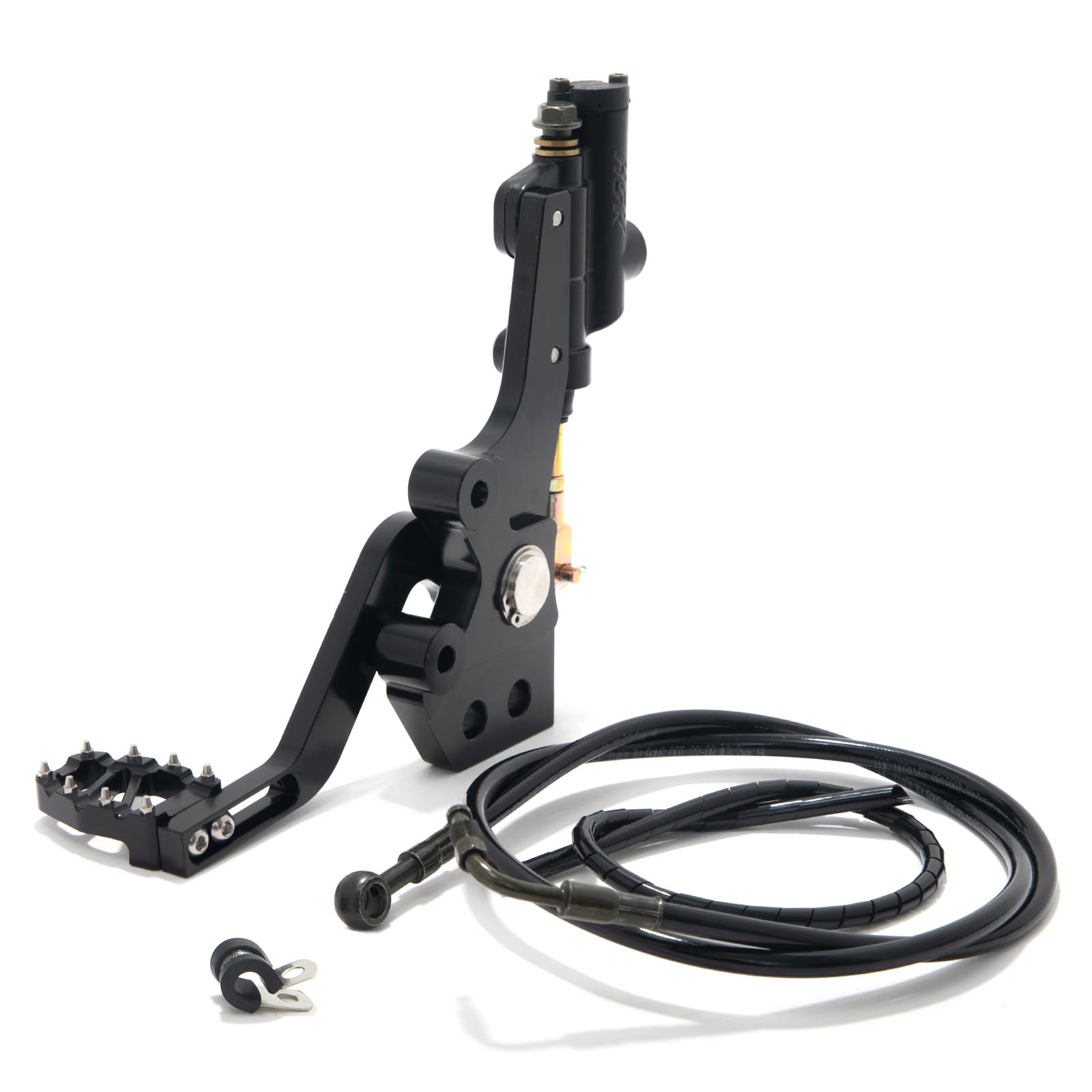 TOFR Hydraulic Rear Foot Brake Dual Caliper Bracket for Talaria Sting MX3 / R MX4 Mineral Oil Aluminum