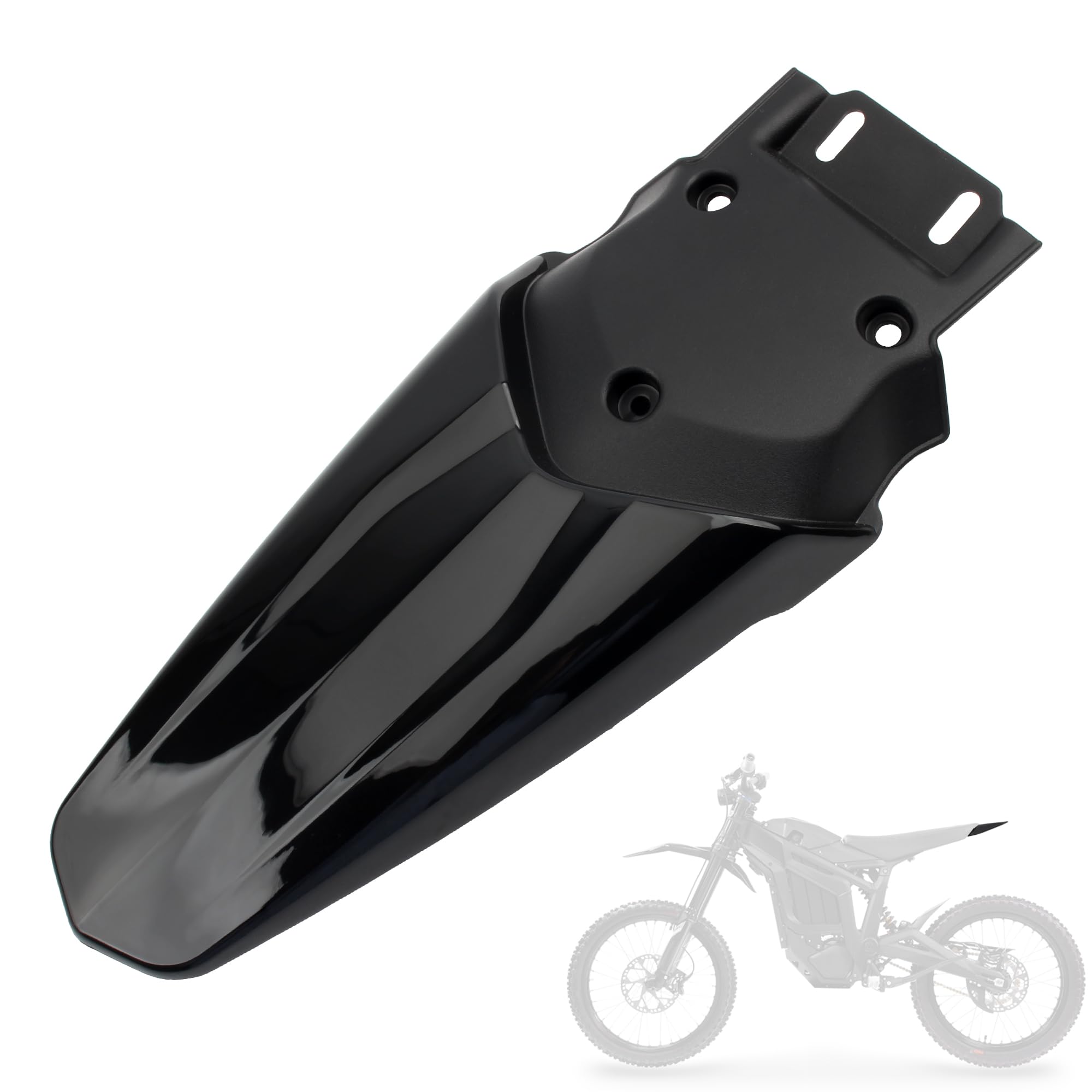 Short Rear Fender Protector,Talaria Rear Mudguard For MX3 MX4 Electric Dirt Bike EBike - Carbon Fiber