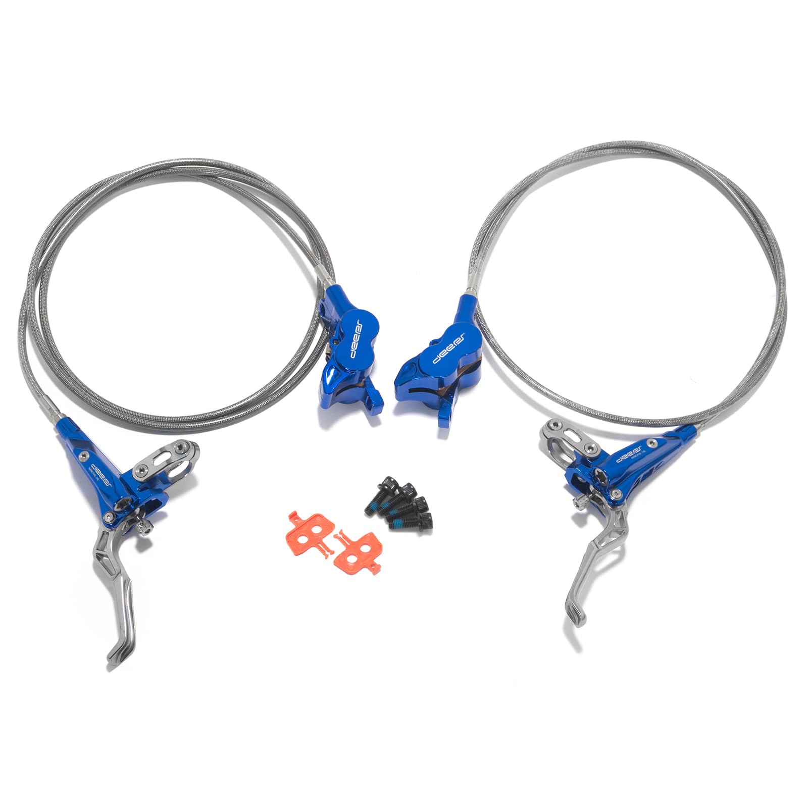 TOFR Upgraded Front Rear Brake Kit for Surron Light Bee X/Talaria XXX/Talaria Sting MX3 / R MX4 / Segway X160 X260 / 79Bike Falcon M/E Ride Pro-SS