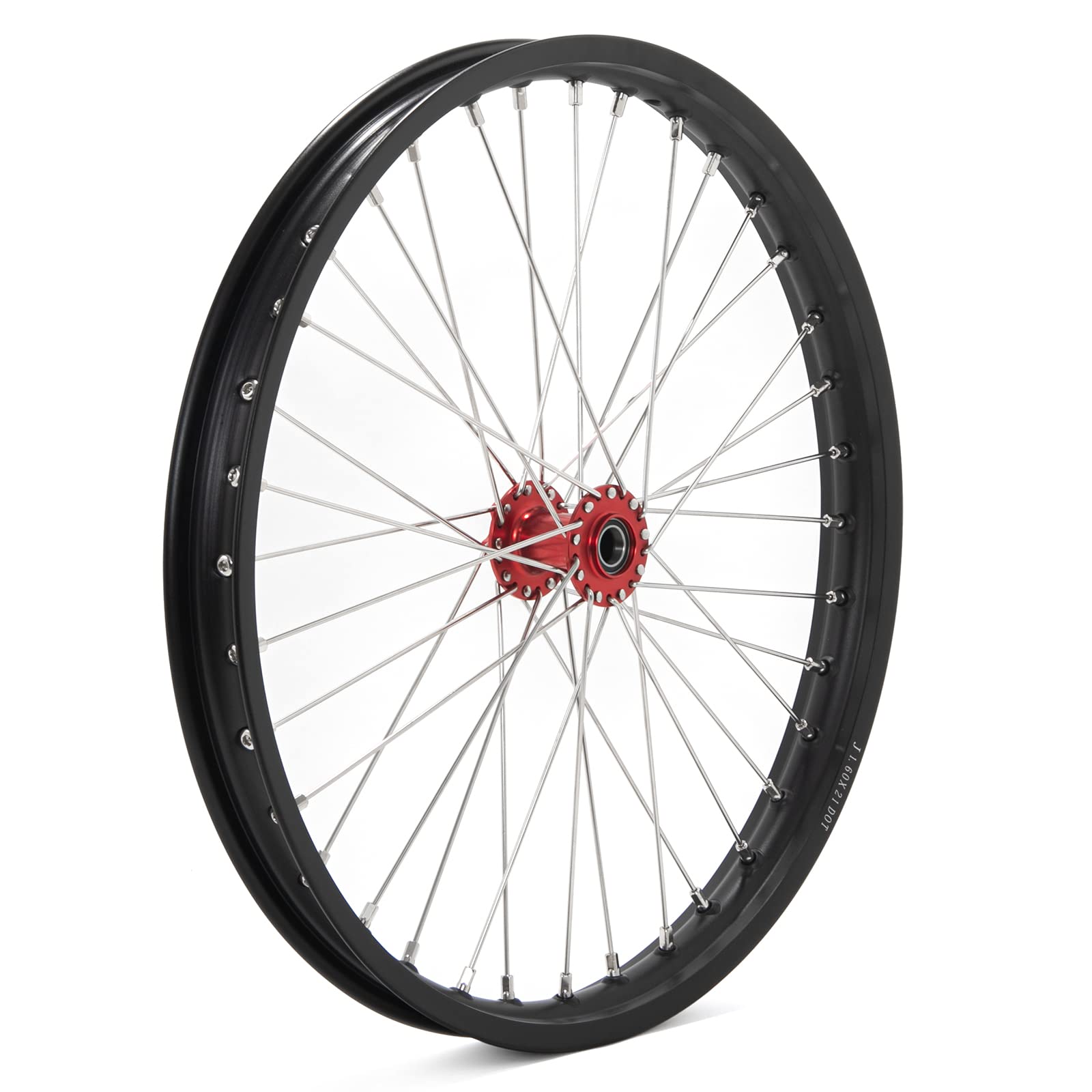 TOFR 17" Front Rear Spoke Wheels Rims Hubs Set for Surron Light Bee LBX Aluminum