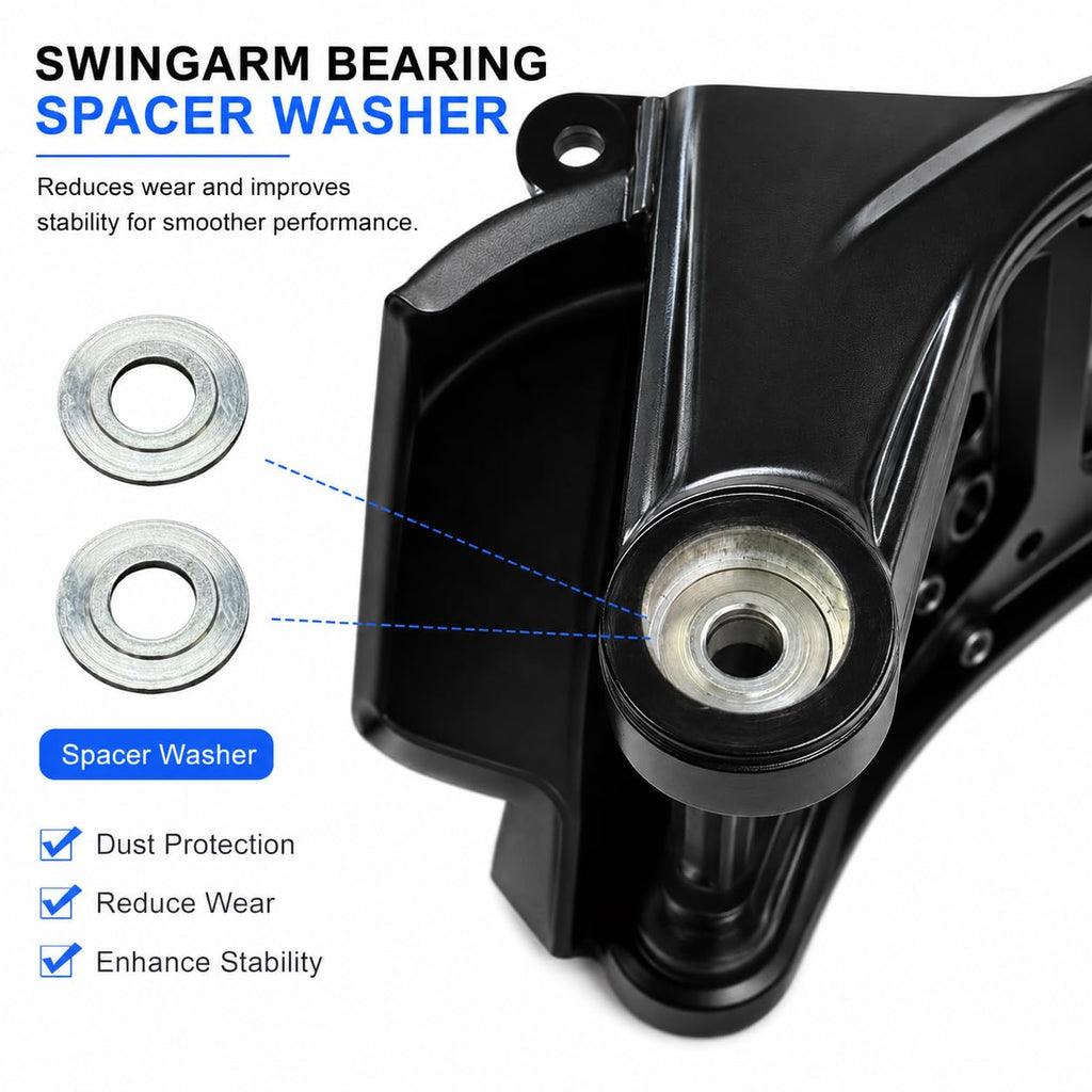 Rear Swingarm Compatible with Light Bee Frame Aluminum Alloy Replacement Frame Compatible with Surron Light Bee frame high strength aluminum alloy lbx rear swingarm lightbee x (Rear Swingarm)