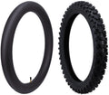 Tbest 80/100-19 Dirt Bike Tire with 3.00-19 Inner Tube, Off Road Motorcycle Tire, Enhanced Traction and Grip, Improved Riding Comfort, Snow, Mud, Sand, Compatible with Surron,