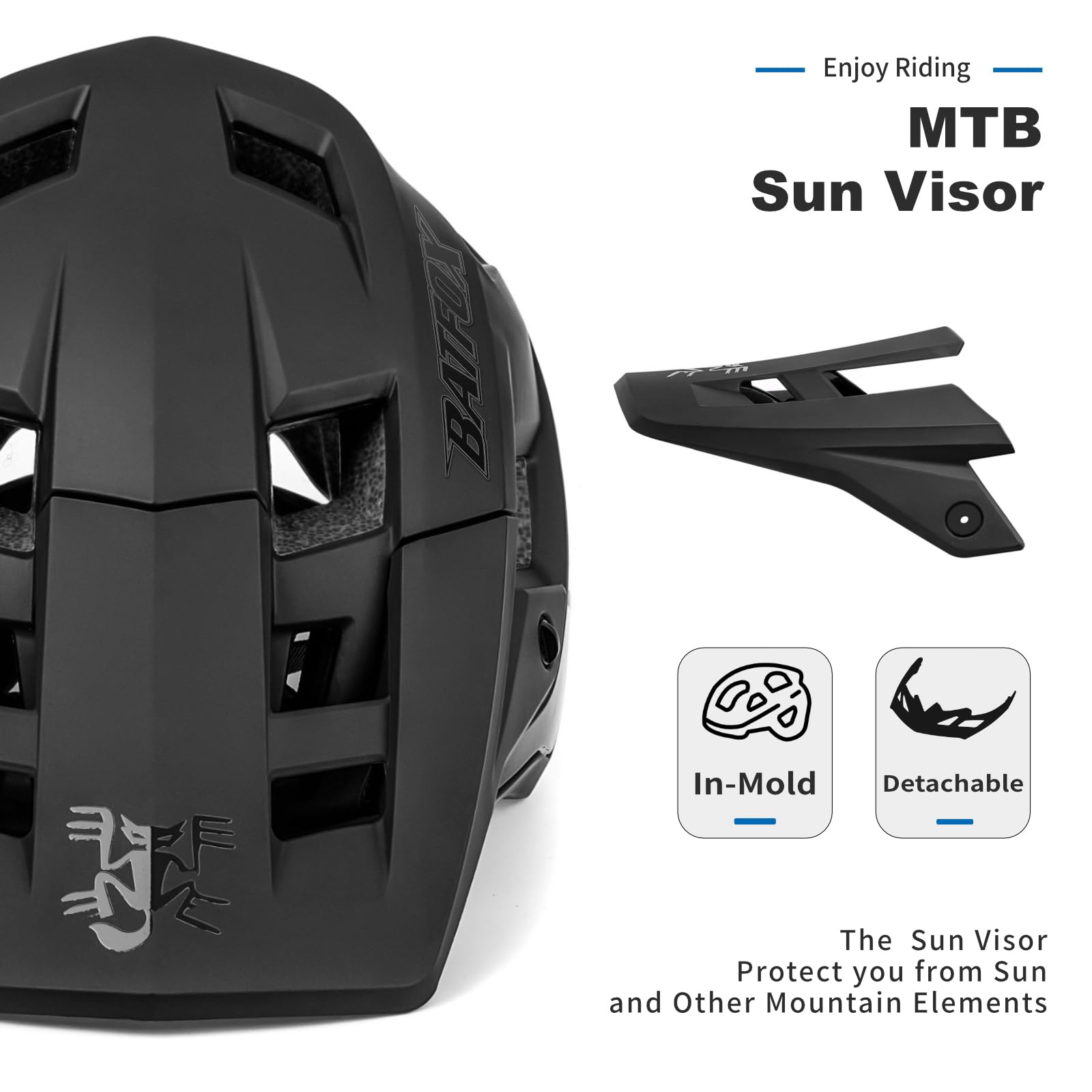 Bike Helmet,Mountain Bike Helmet Helmets for Men Women Adults Youth