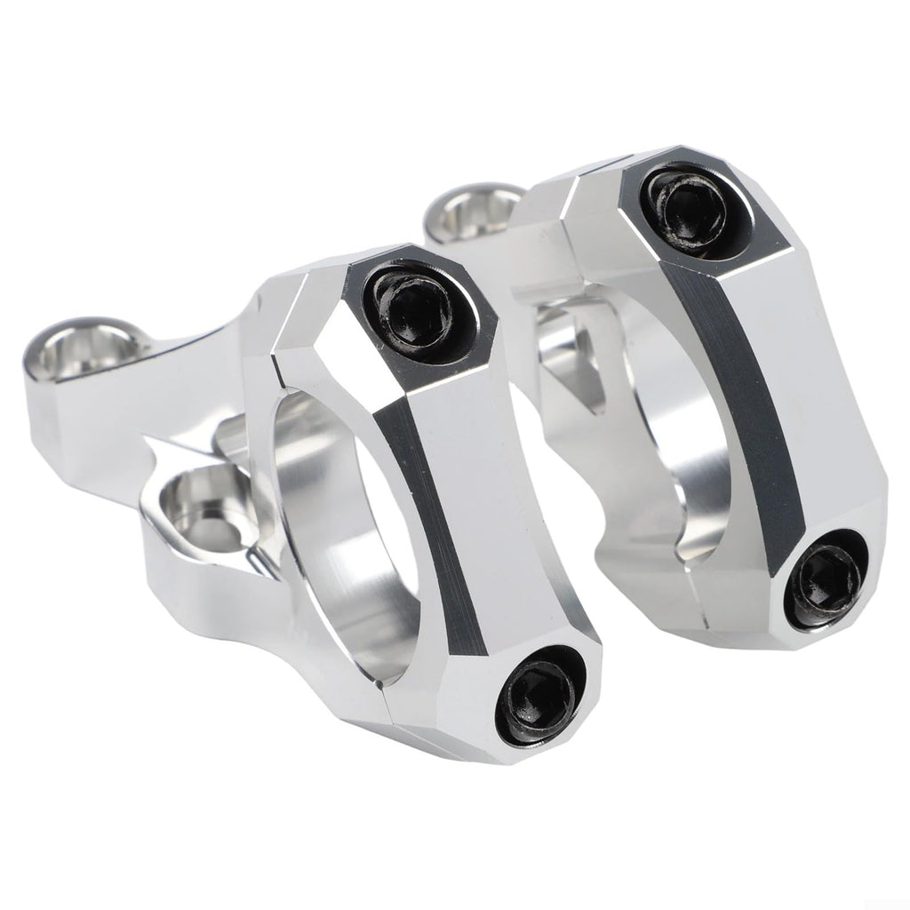 Direct Mount Stem 31.8mm 6061 Aluminium Alloy CNC For DH Dual Crown Fork Mountain Bike For Surron For Light Bee Dirt Bike, 35Mm Rise, Black/Purple/Orange/Silver(Black)