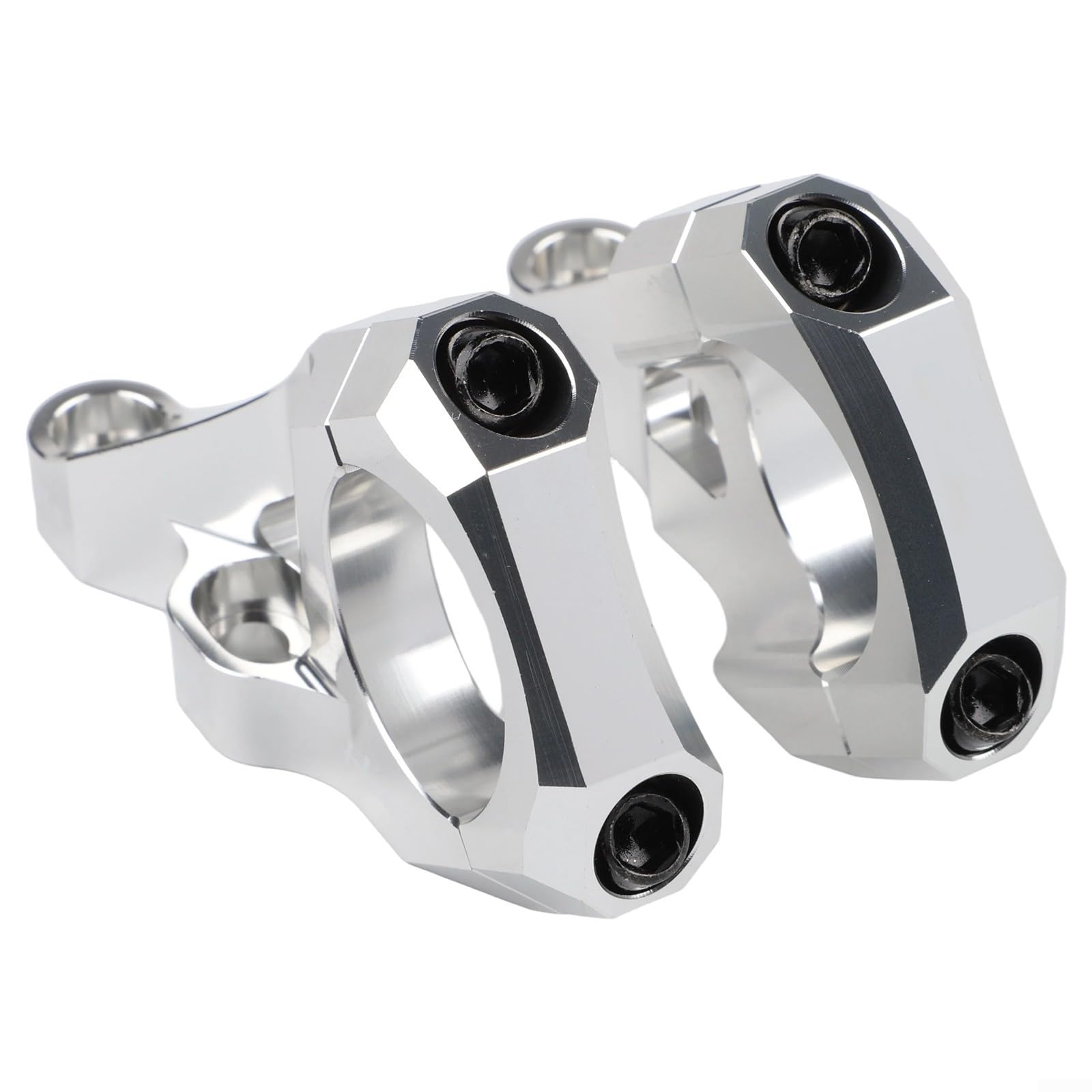Direct Mount Stem 31.8mm 6061 Aluminium Alloy CNC For DH Dual Crown Fork Mountain Bike For Surron For Light Bee Dirt Bike, 35Mm Rise, Black/Purple/Orange/Silver(Black)