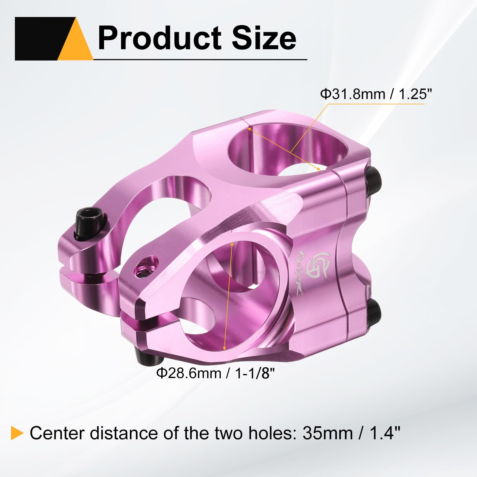 HARFINGTON Bike Stem Aluminum Alloy Bicycle Handlebar Stem with Hex Wrench for Mountain Road Bike Cycling